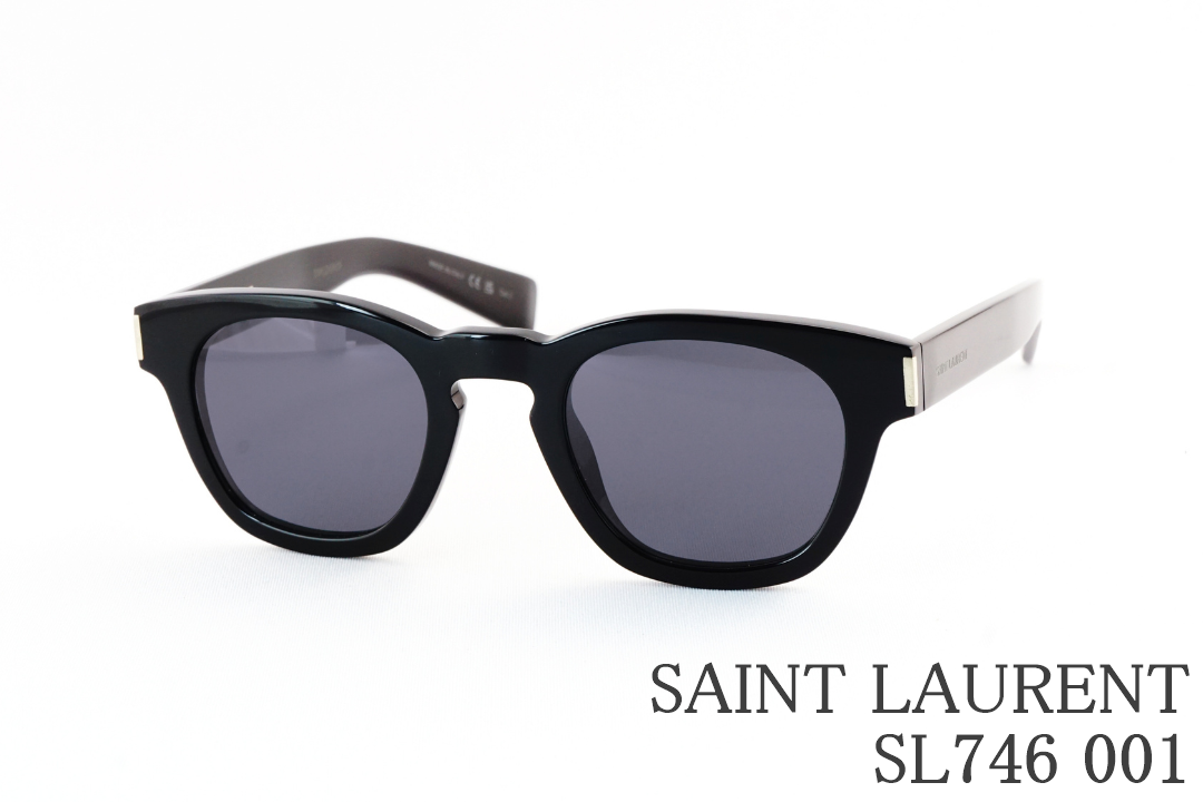 【極上美品】SAINT LAURENT/サンローランSL746 サングラス SAINT LAURENT サングラス SL746 002 ウェリントン メンズ レディース