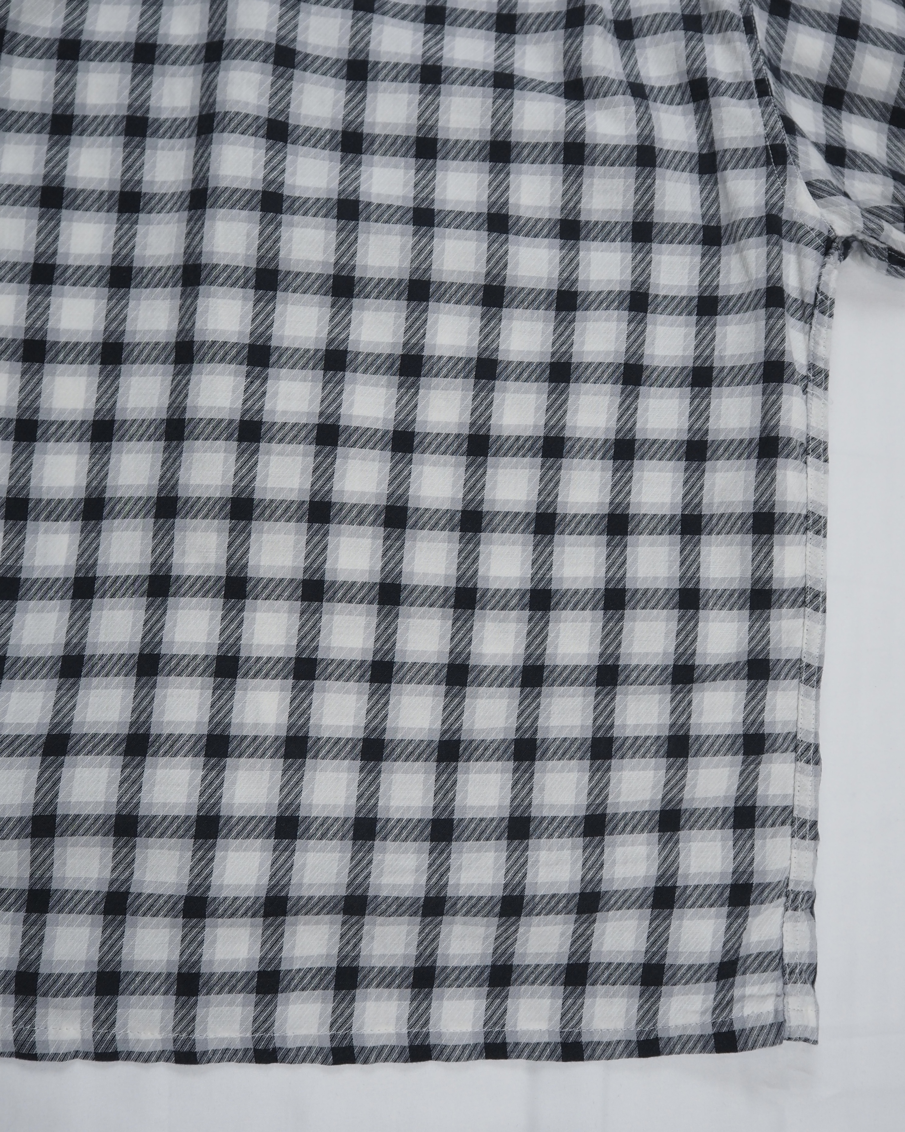 【5/6(水) 20:00入荷】60’s Towncraft コットンシャツ ブラック×ホワイト の画像 15
