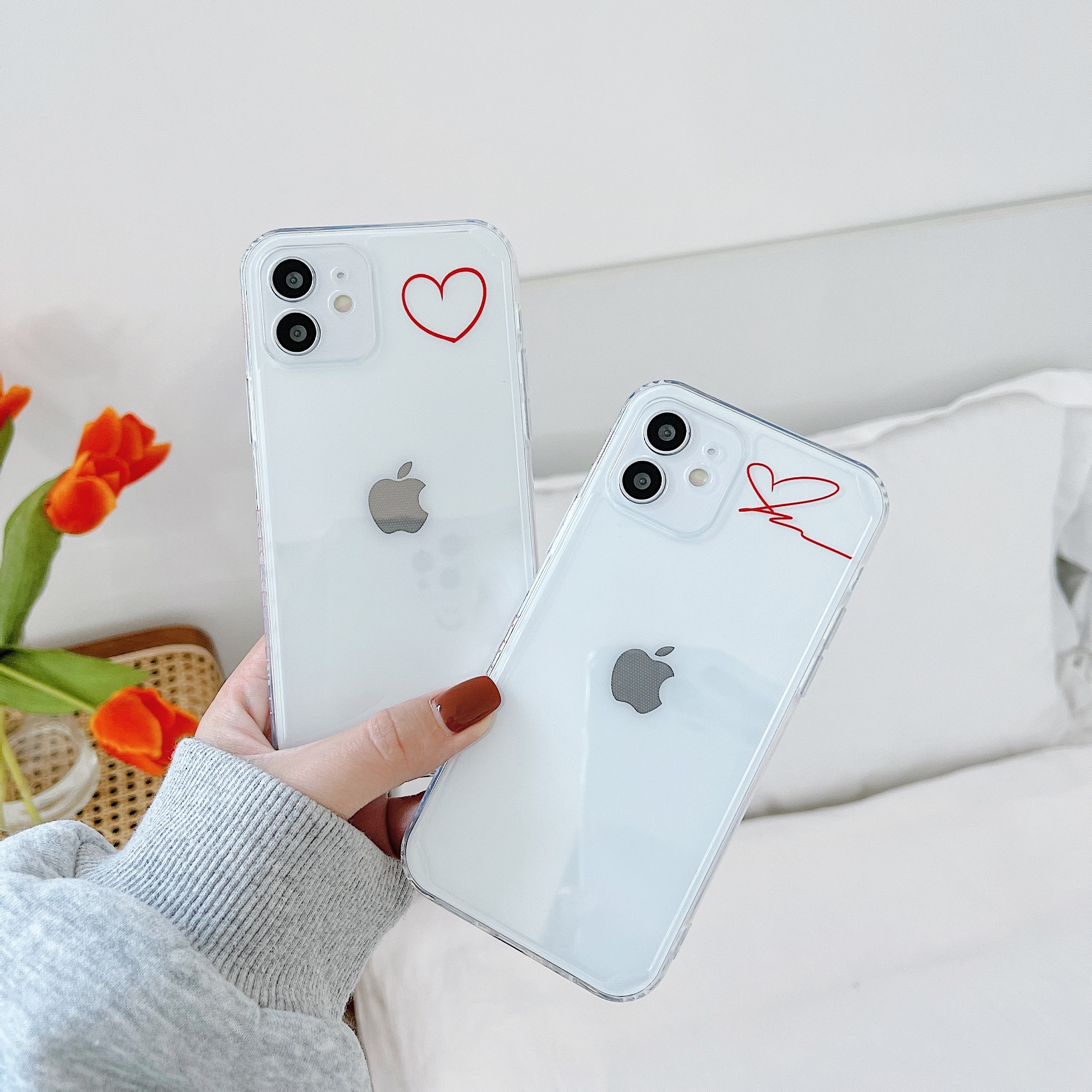 シンプル ハート クリア Iphone ケース A B Coco Rose Beauty ココ ローズ ビューティー シンプル ハート クリア Iphone ケース A B Coco Rose Beauty ココ ローズ ビューティー
