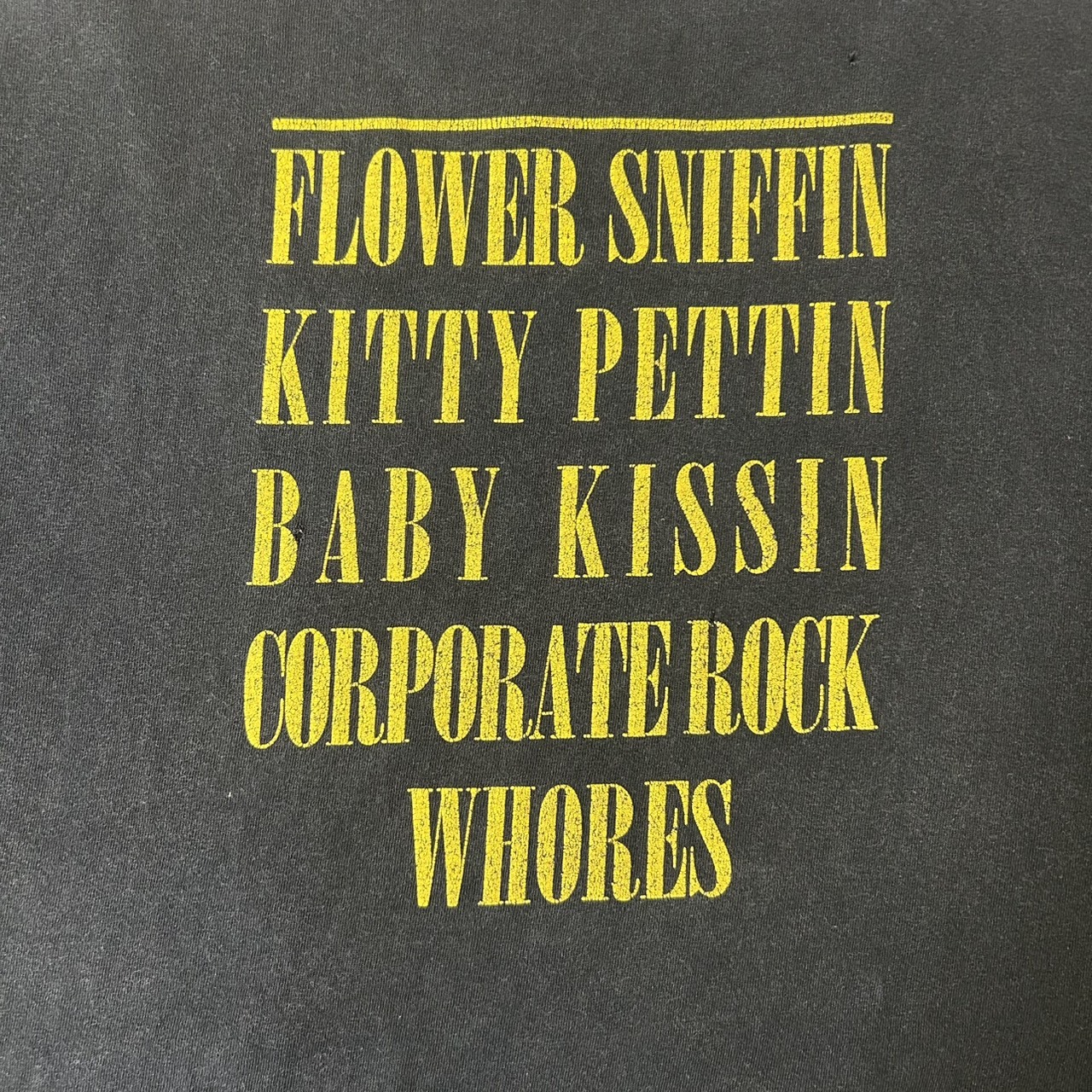 Nirvana スマイルロゴ Tシャツ 1992 Copyright グランジ フェード ブラック Fits XL の画像 4
