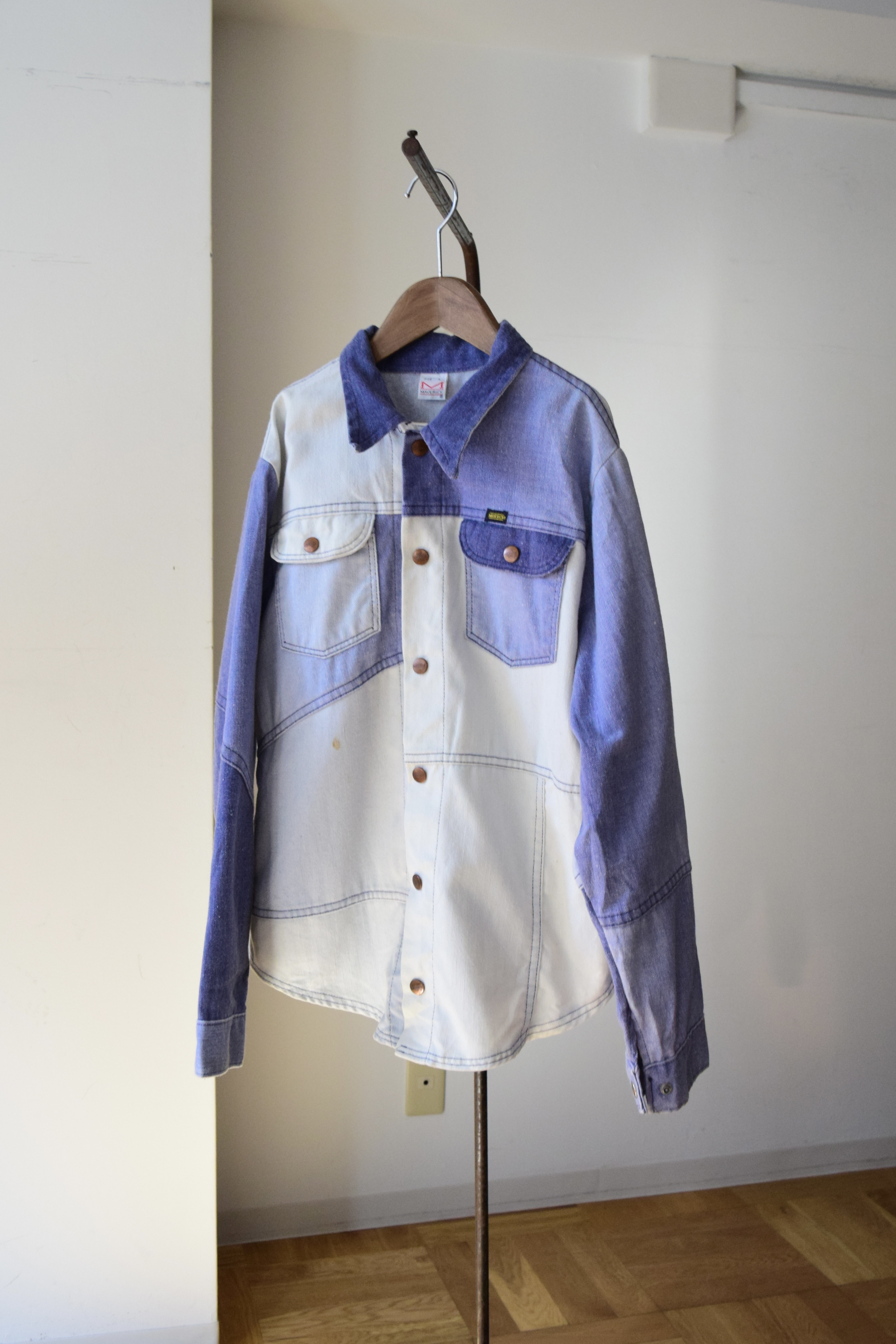 〜1970s MAVERICK Patchwork western shirt の画像 5