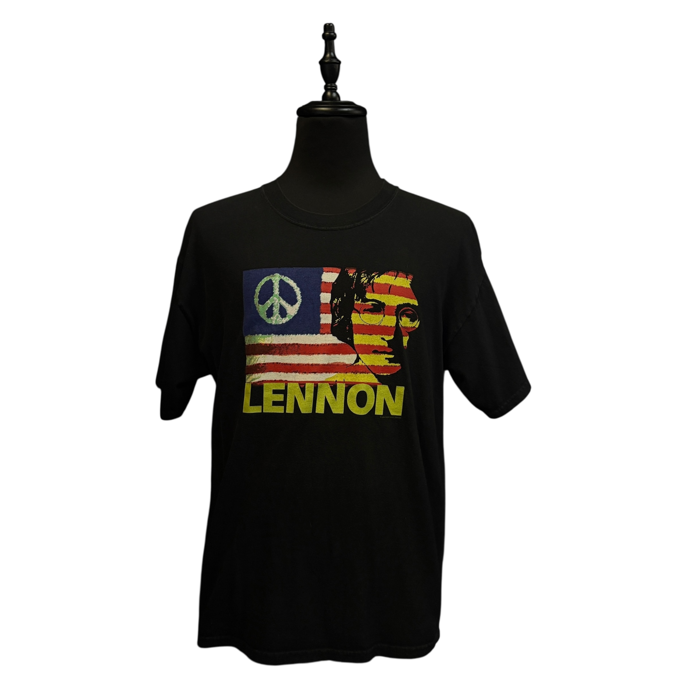 【JOHN LENNON】ジョン・レノン GIVE PEACE A CHANCE Vintage Tシャツ XL