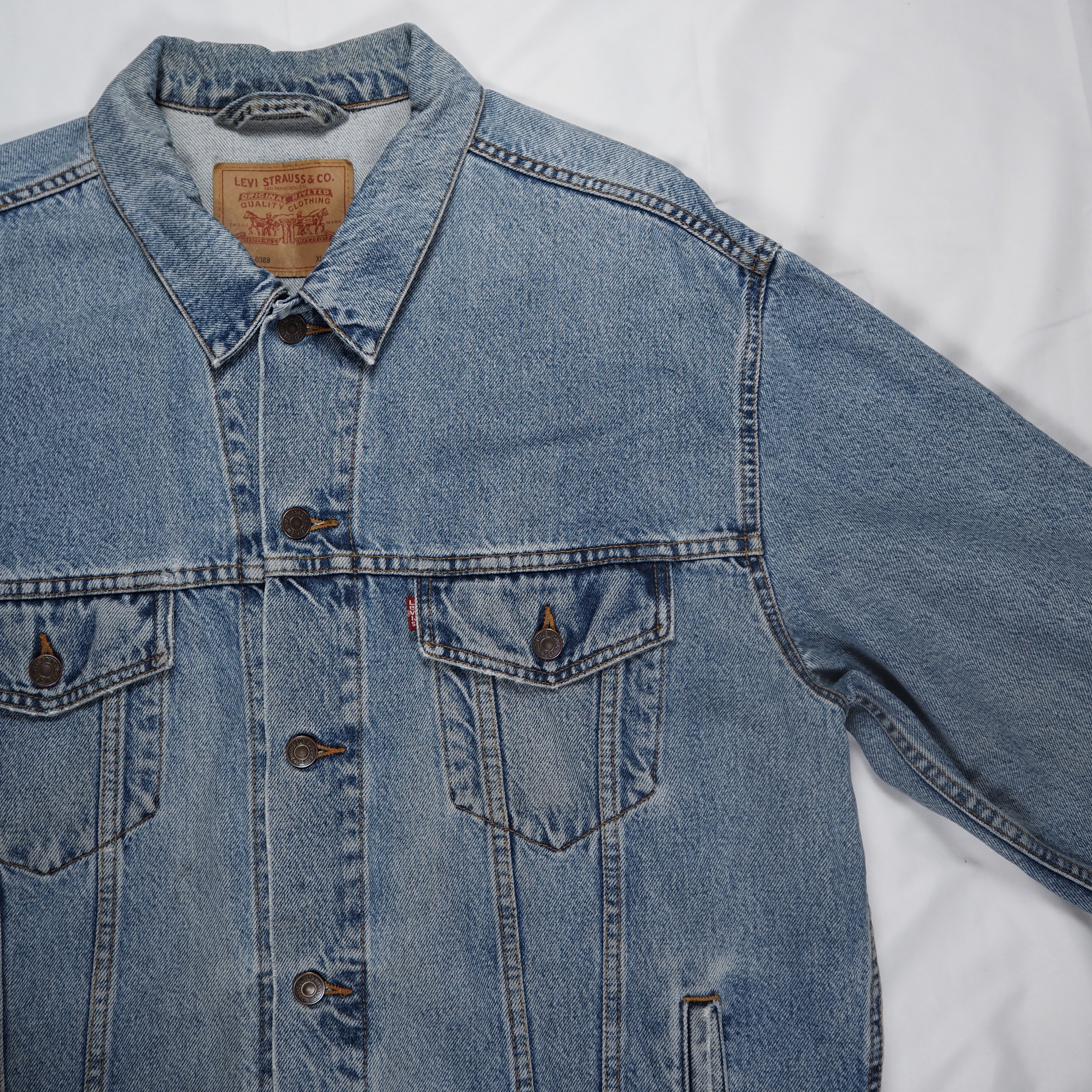 90’s Levi’s 70507 デニムトラッカージャケット XL アメリカ製 の画像 4