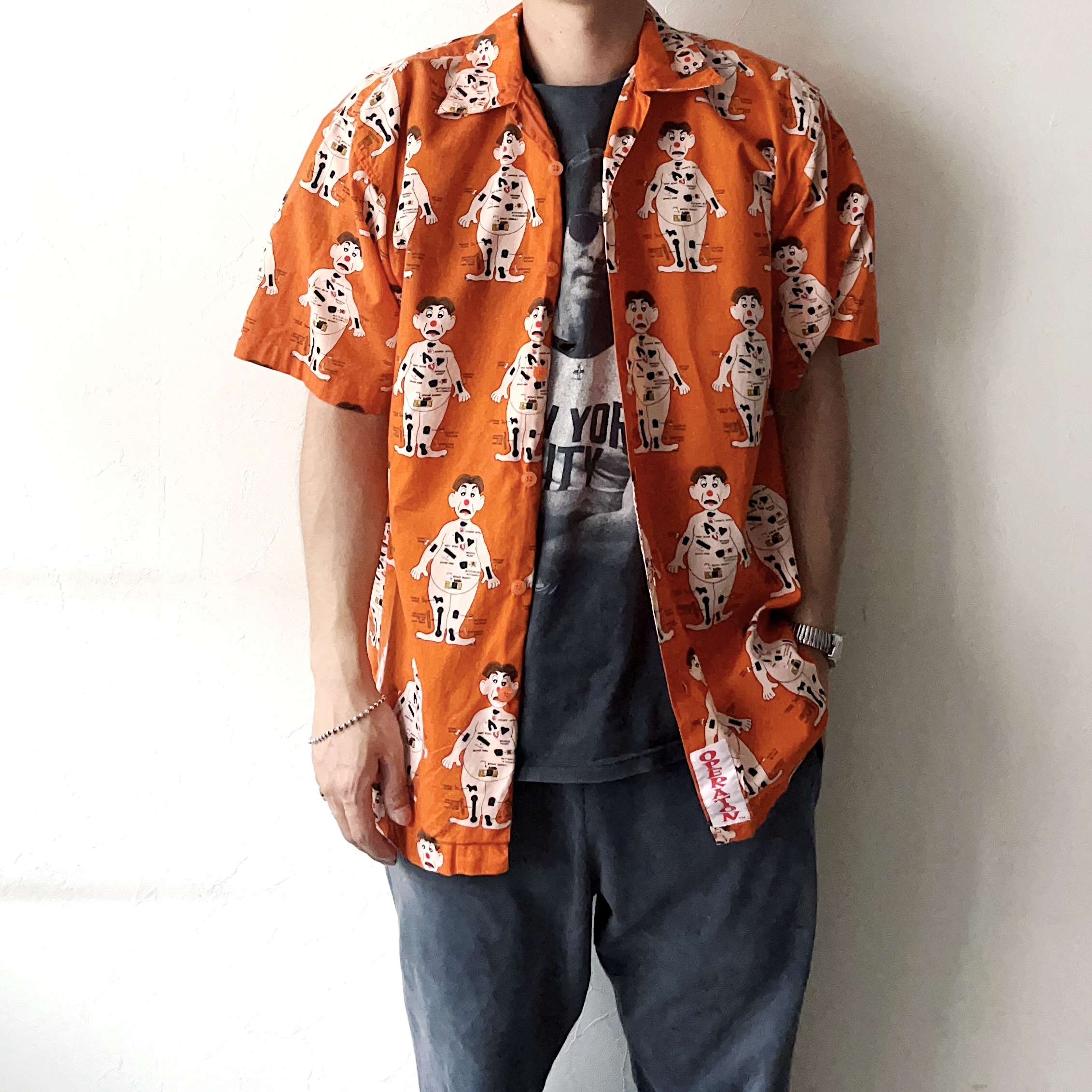 Y2K【OPERATION】Patterned Short Sleeve Shirt の画像 3