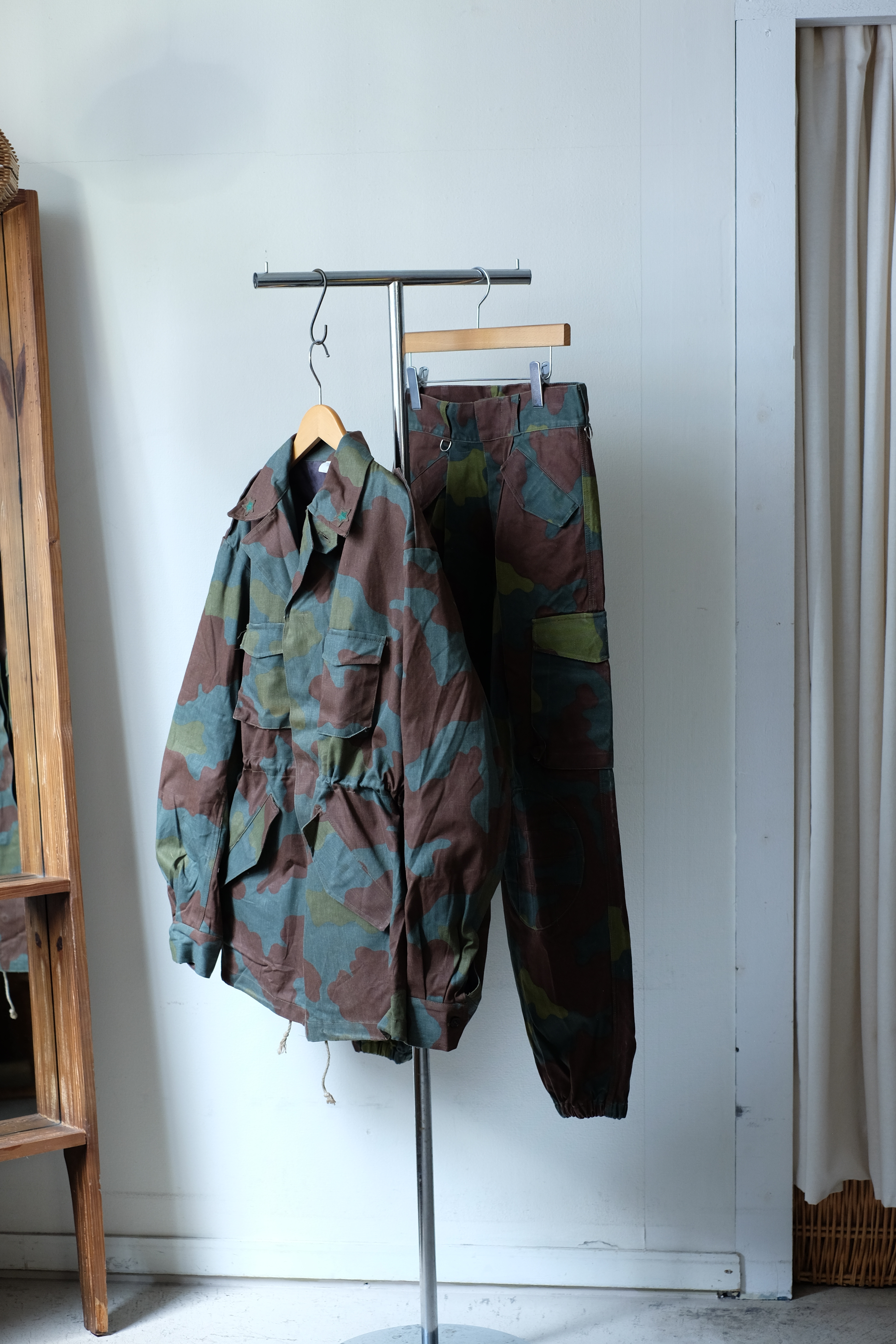 Italian military san marco camo field jacket “one wash” の画像 8