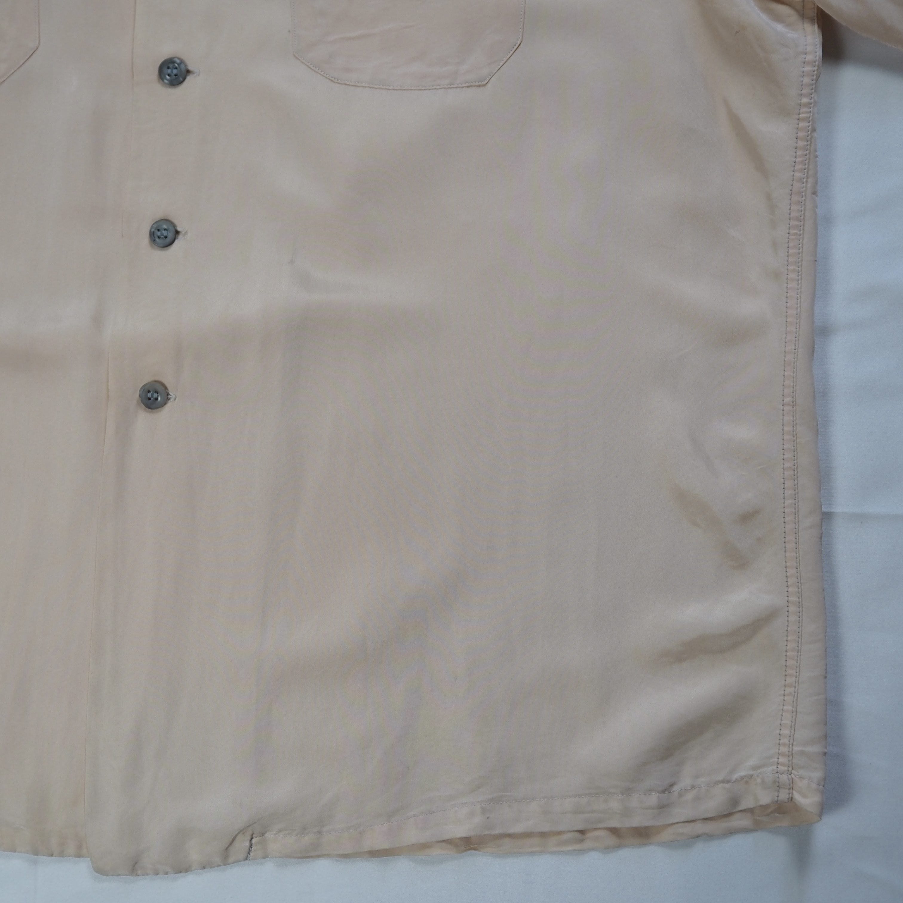 【ビッグサイズ】50’s Penny’s ナイロンシャツ ピンク XL の画像 14