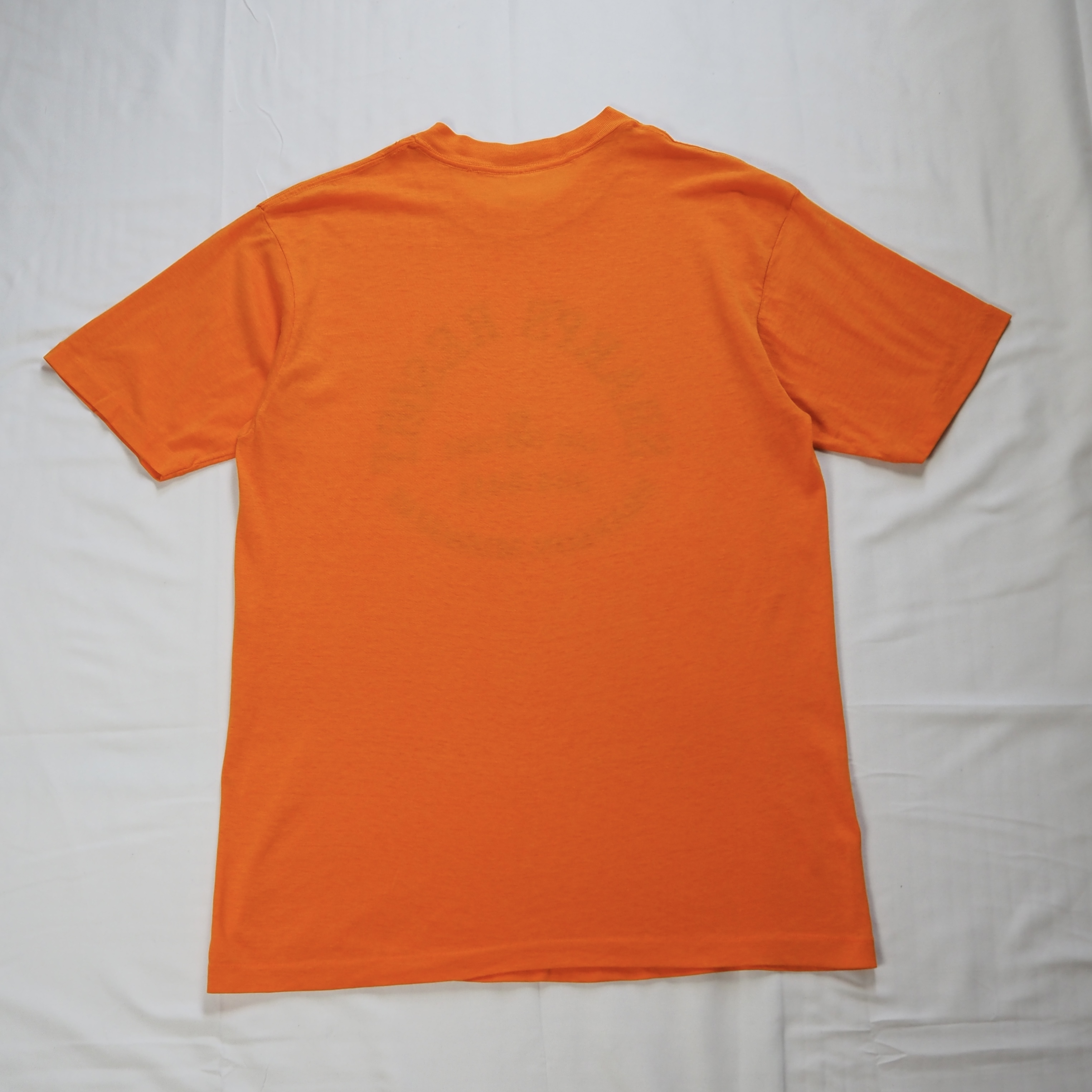 80’s-90’s Tシャツ オレンジ Mサイズ程度 の画像 10