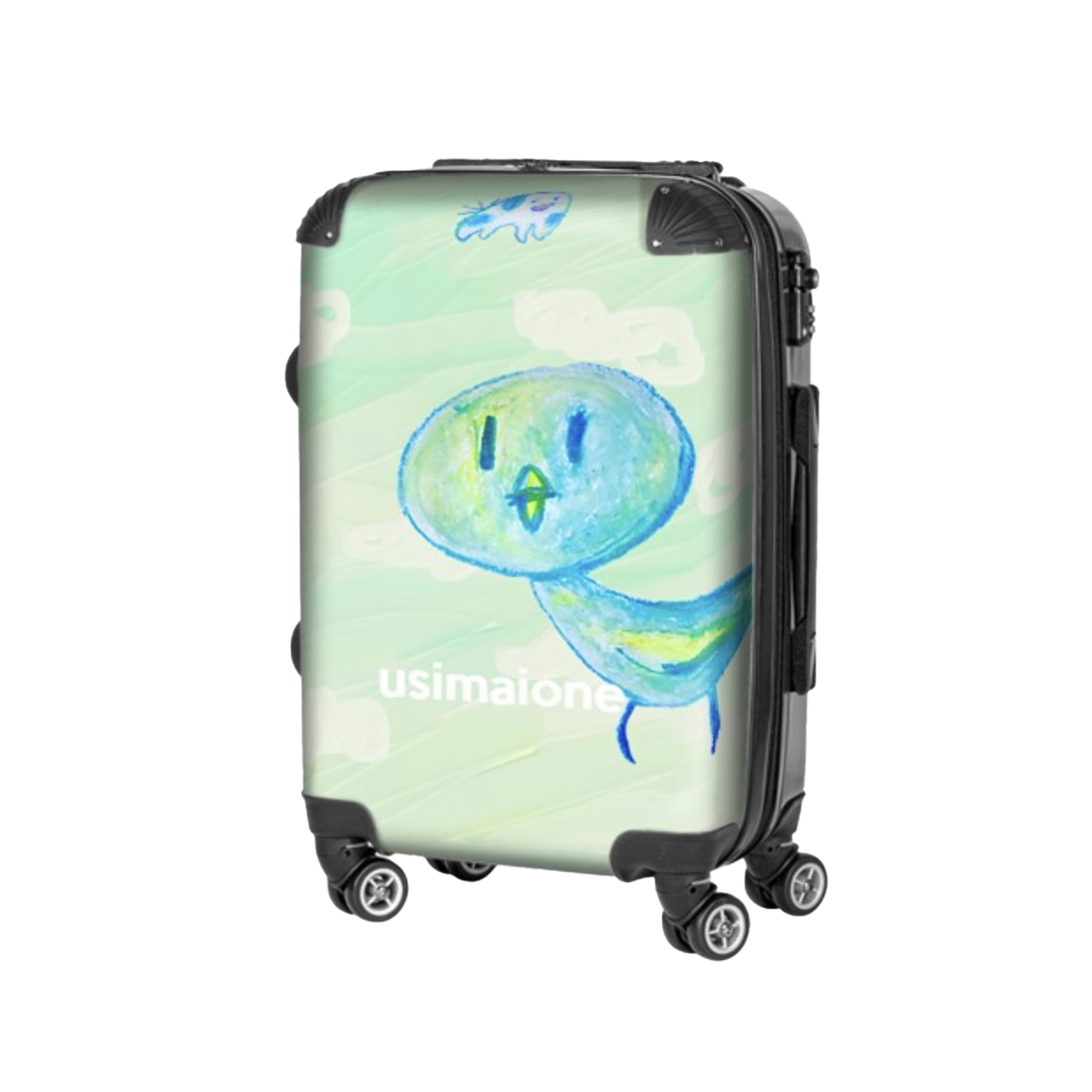 Unaited Usi とりさんおさんぽ キャリーケース 旅行カバン スーツケース かわいい 緑 ミントグリーン Usimaione Base Shop うしまいおにー Unaited Usi とりさんおさんぽ キャリーケース 旅行カバン スーツケース かわいい 緑 ミントグリーン Usimaione Base Shop うしまいおにー