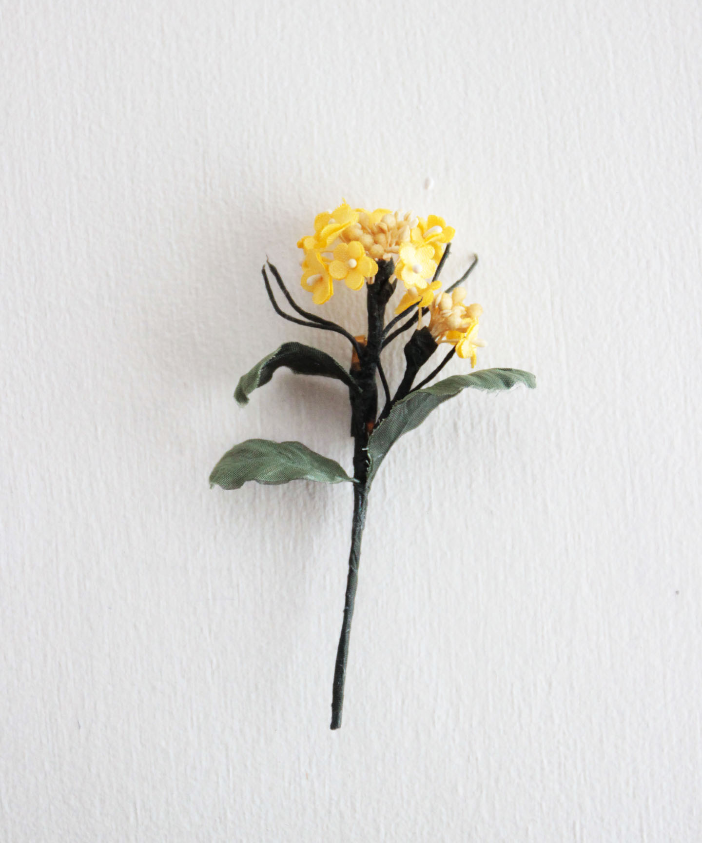 菜の花ブローチ Evi 051 And Wool