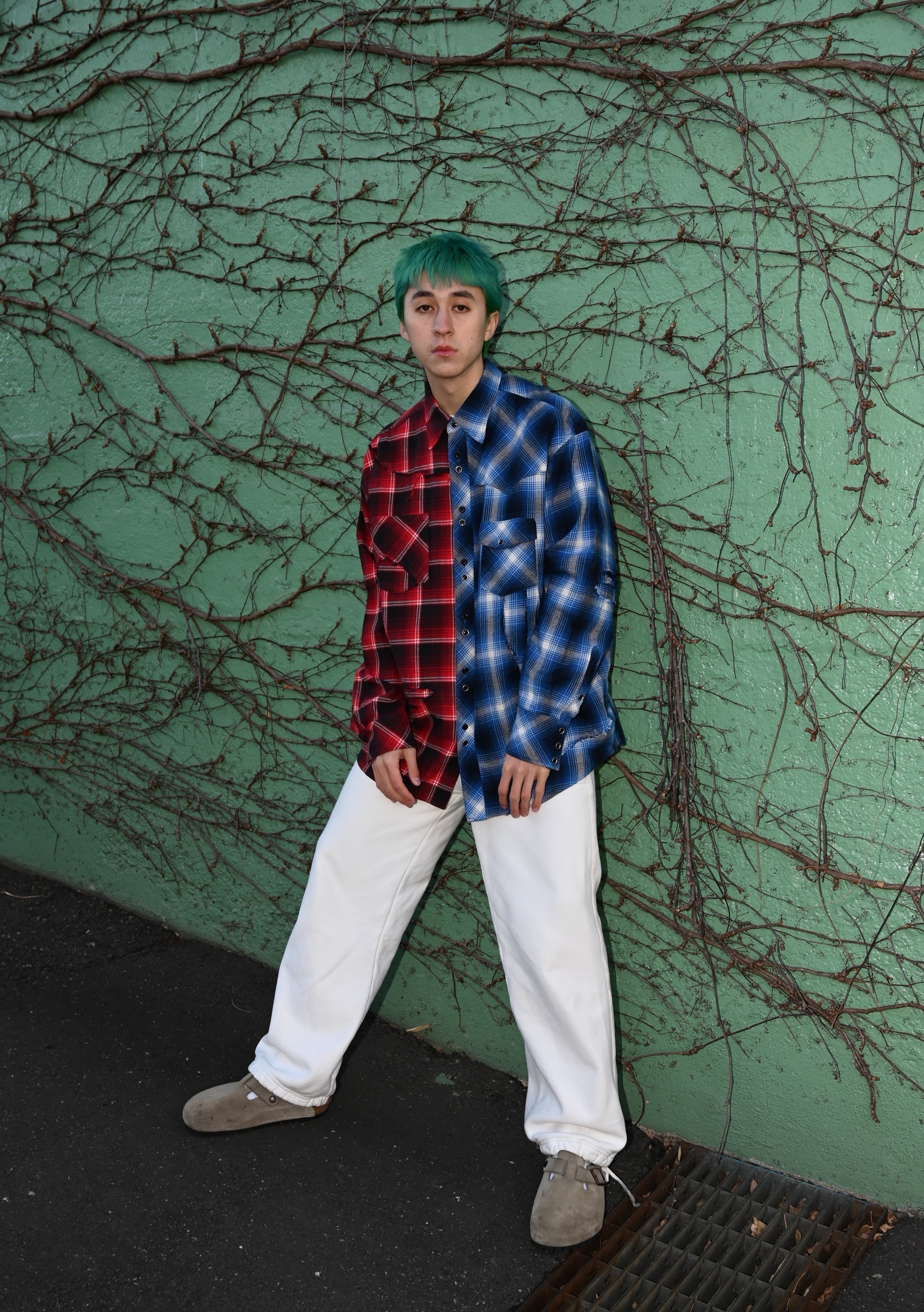 【Rafu】Remake shirt（DBR/BLK） の画像 7