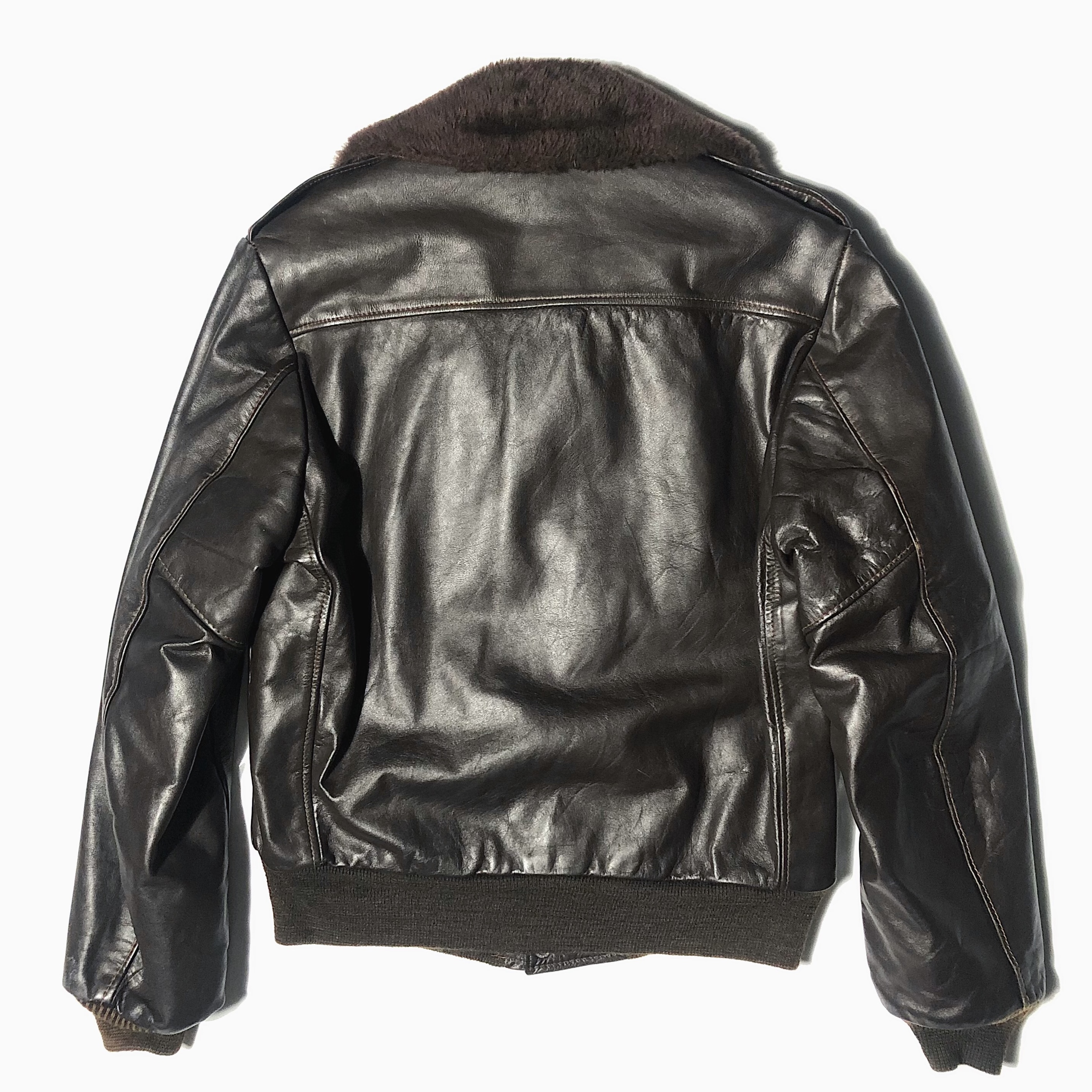 Vintage 70's【The Leather Shop Sears】Leather Flight Jacket の画像 2