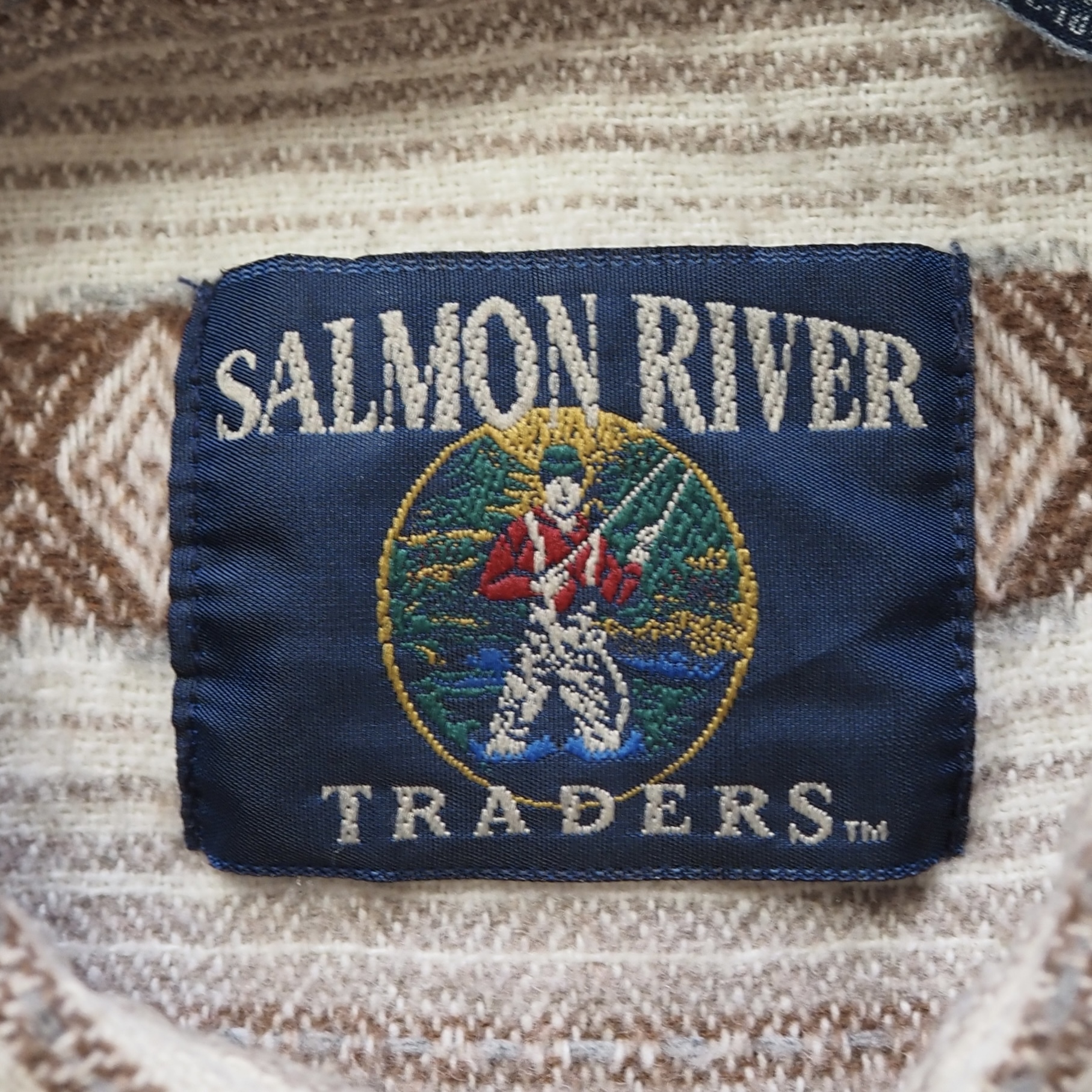 90’s Salmon River Traders ヘヴィネル  Lサイズ の画像 5