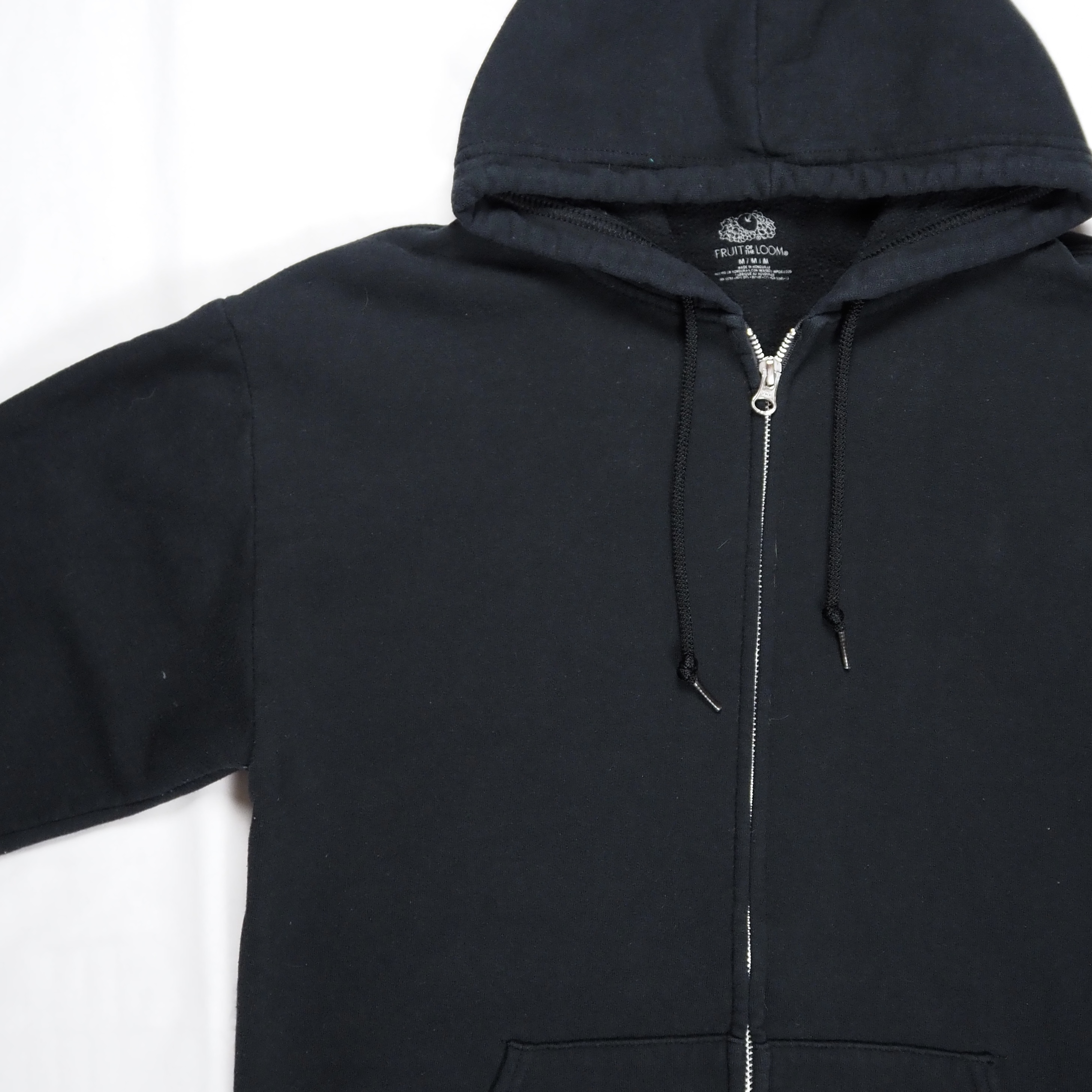 Fruits of the loom ジップフーディ ブラック Mサイズ オンライン限定商品 の画像 2