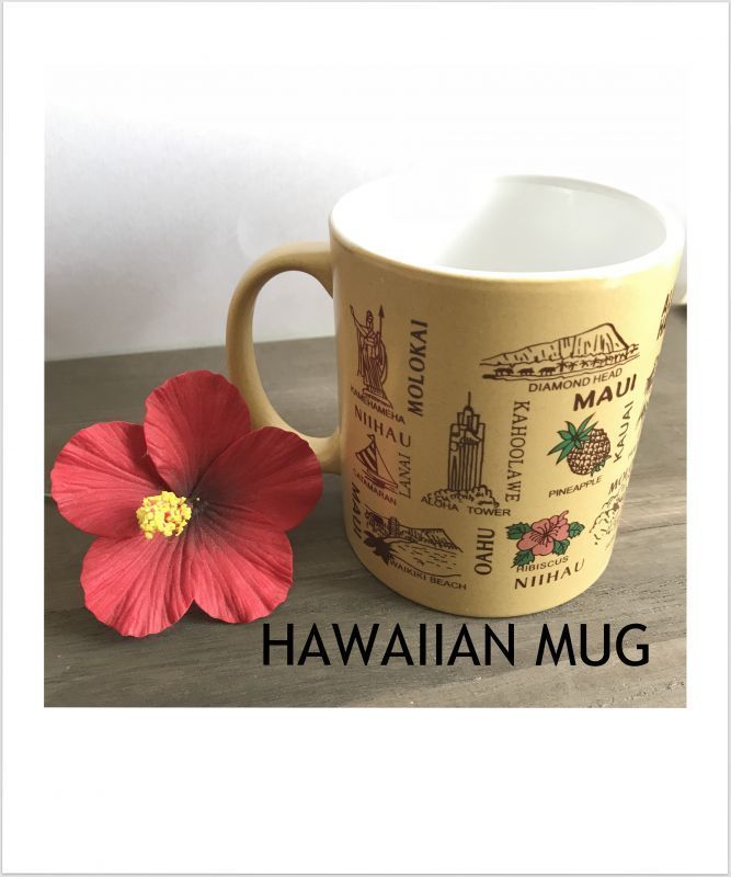Hawaii レトロイラスト マグカップ Aloha あんど あろは Hawaiizakka Select Shop