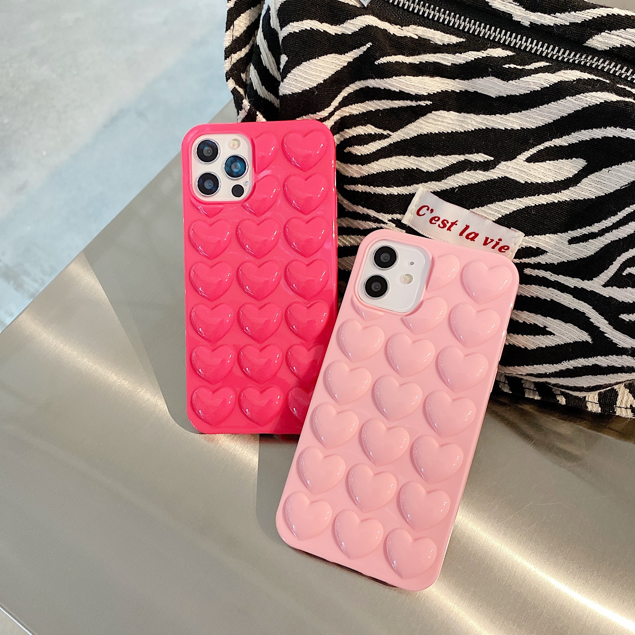 ぷくぷく 3d ハート Iphoneケース ホットピンク ライトピンク Coco Rose Beauty ココ ローズ ビューティー ぷくぷく 3d ハート Iphoneケース ホットピンク ライトピンク Coco Rose Beauty ココ ローズ ビューティー