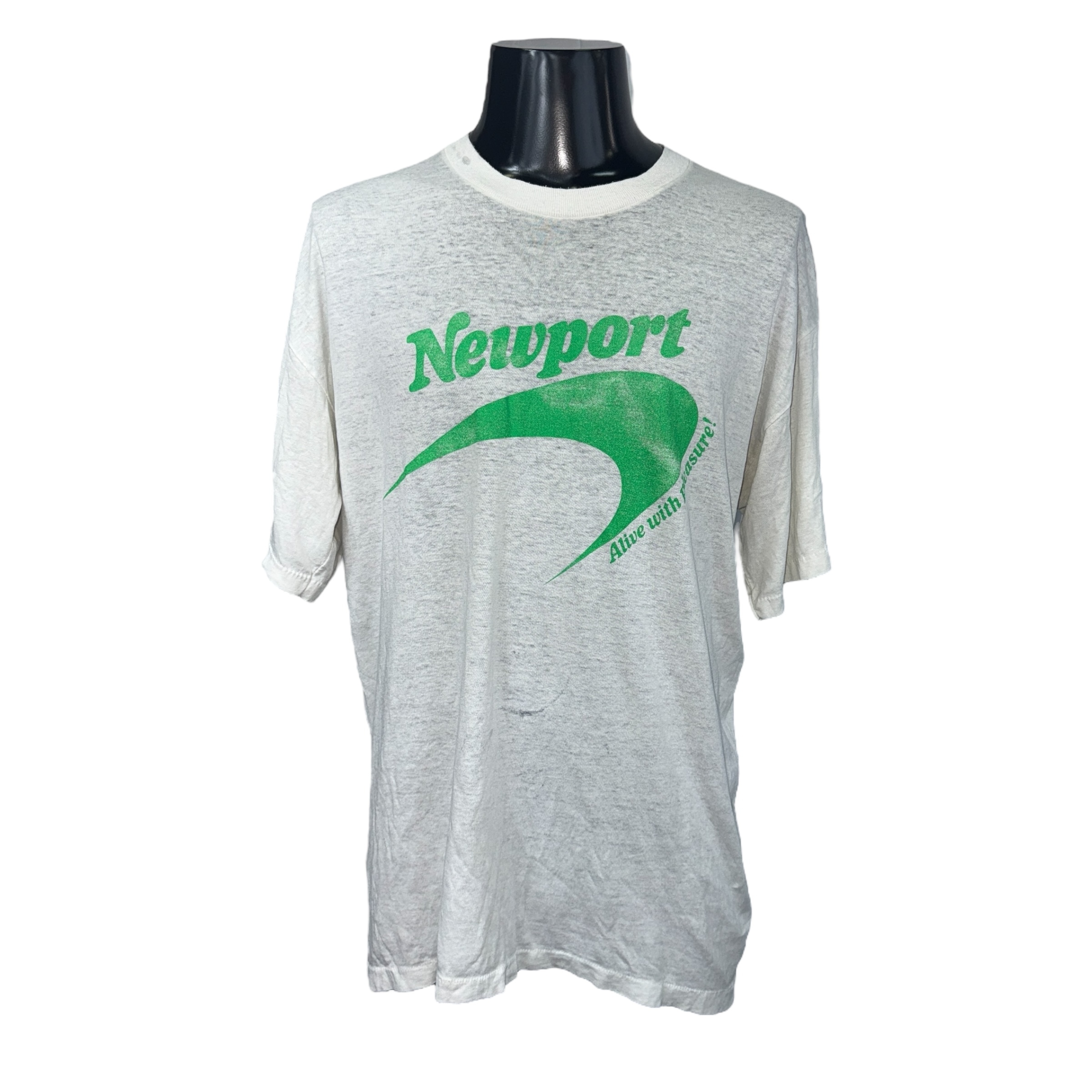 【NEWPORT】ニューポート 企業ロゴプリント Vintage Tシャツ XL相当