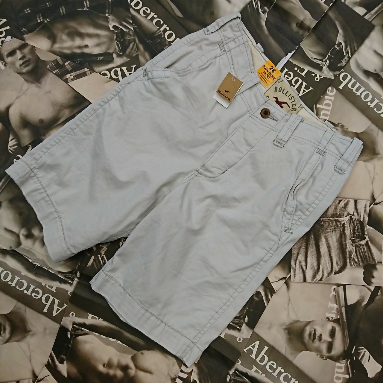 Hollister メンズハーフカーゴパンツ28インチ Ali神戸店