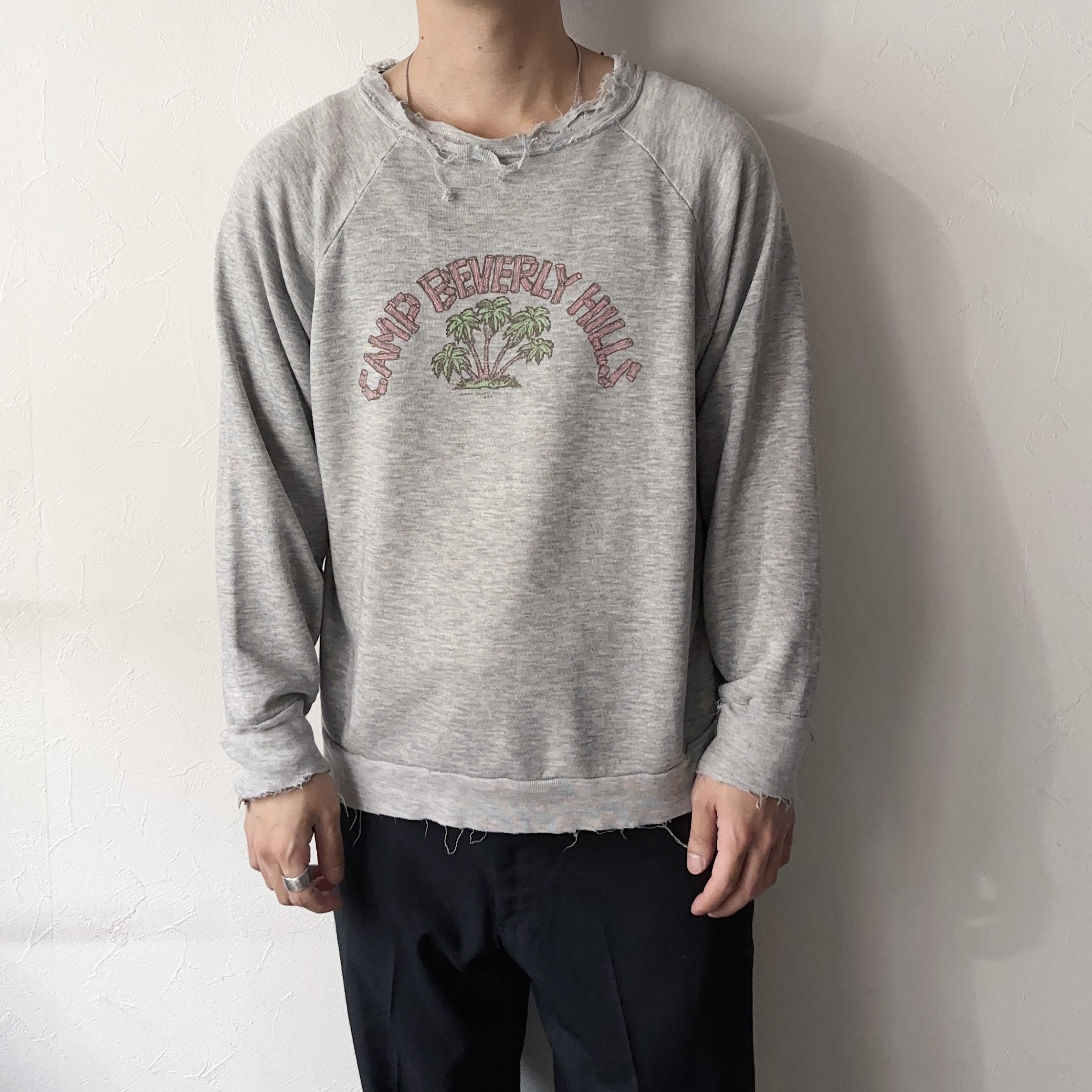 Vintage 70's "CAMP BEVERLY HILLS" Grunge Sweat の画像 4