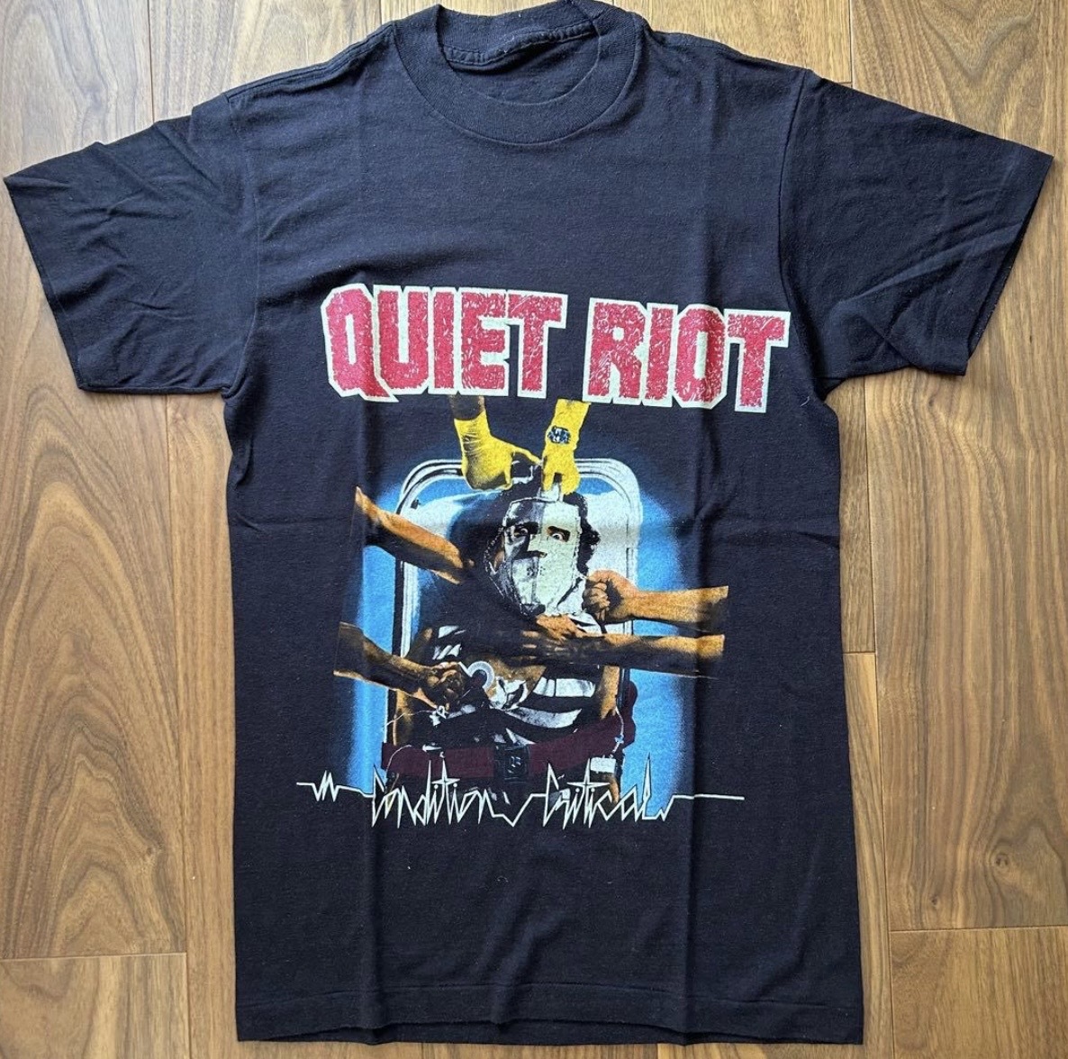 80s Quiet Riot 当時物 tシャツ ビンテージ シングルステッチ の画像 2