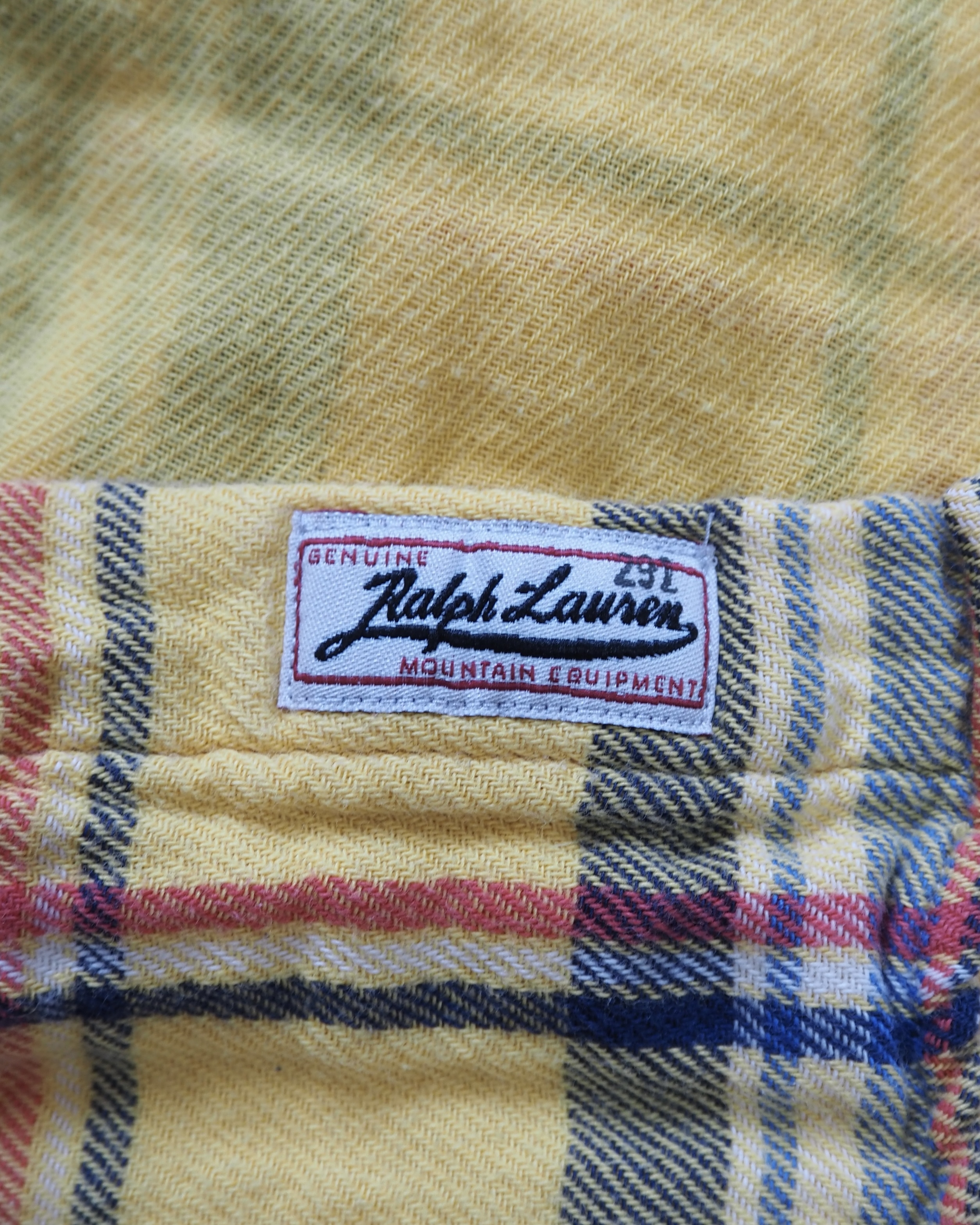 90’s Ralph Lauren ヘヴィネル イエロー Lサイズ の画像 11