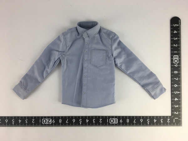 ドール服 1 6 男性用27 長袖 ライトブルーシャツ F 070 ドール 衣装専門店 燦燦 7b