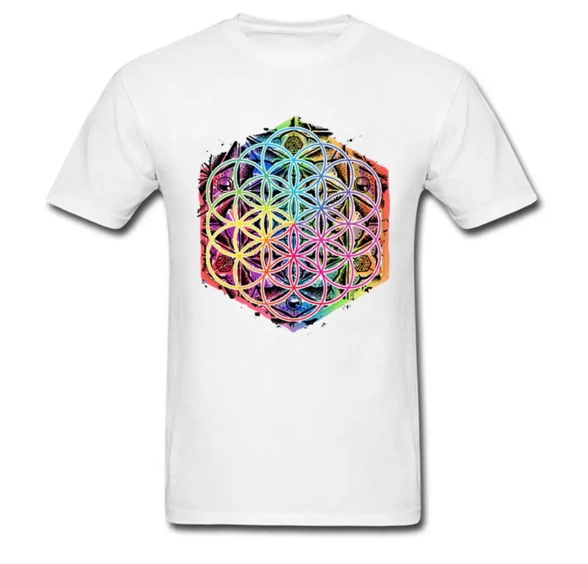 フラワーオブライフTシャツ