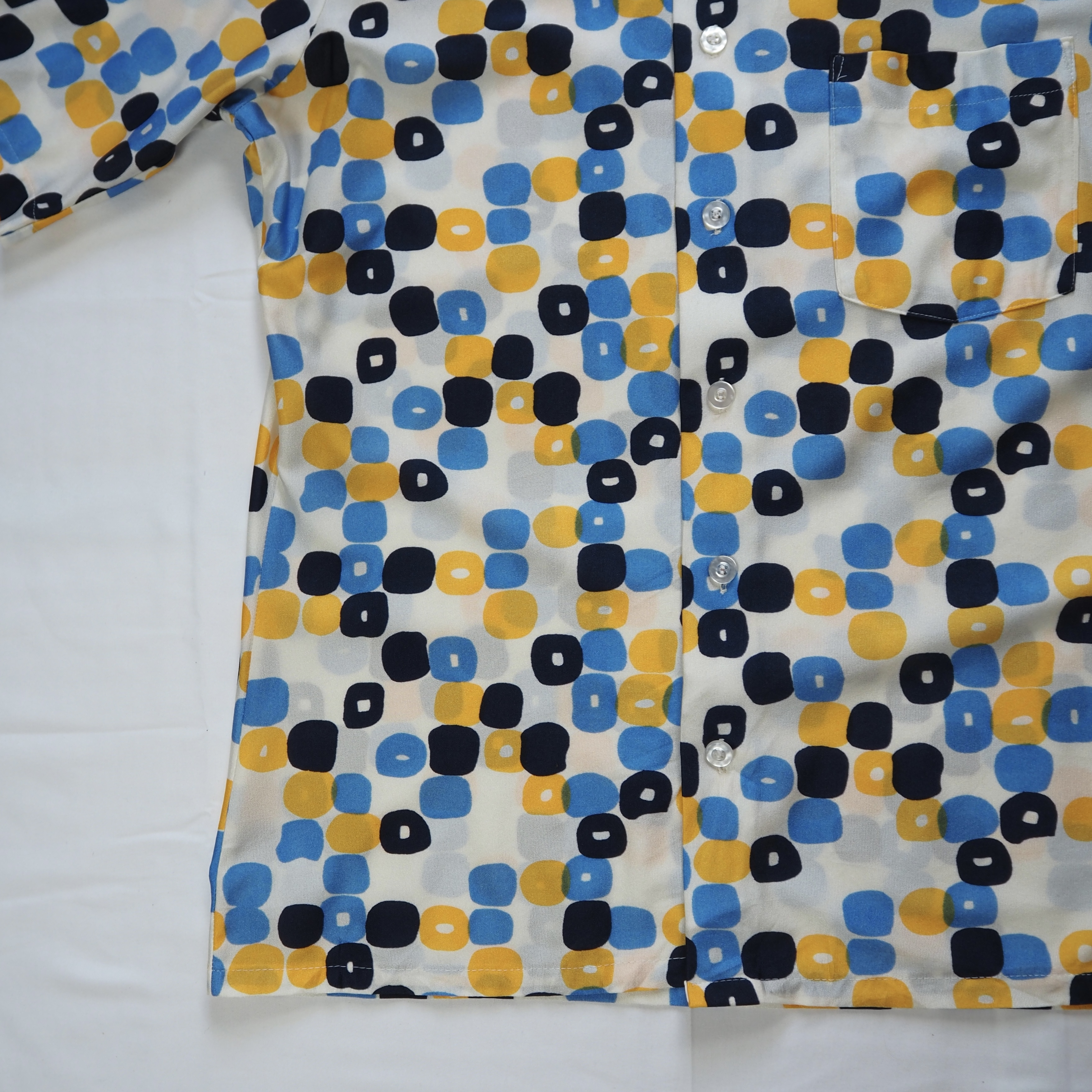 70’s 柄シャツ ポリエステルシャツ の画像 7