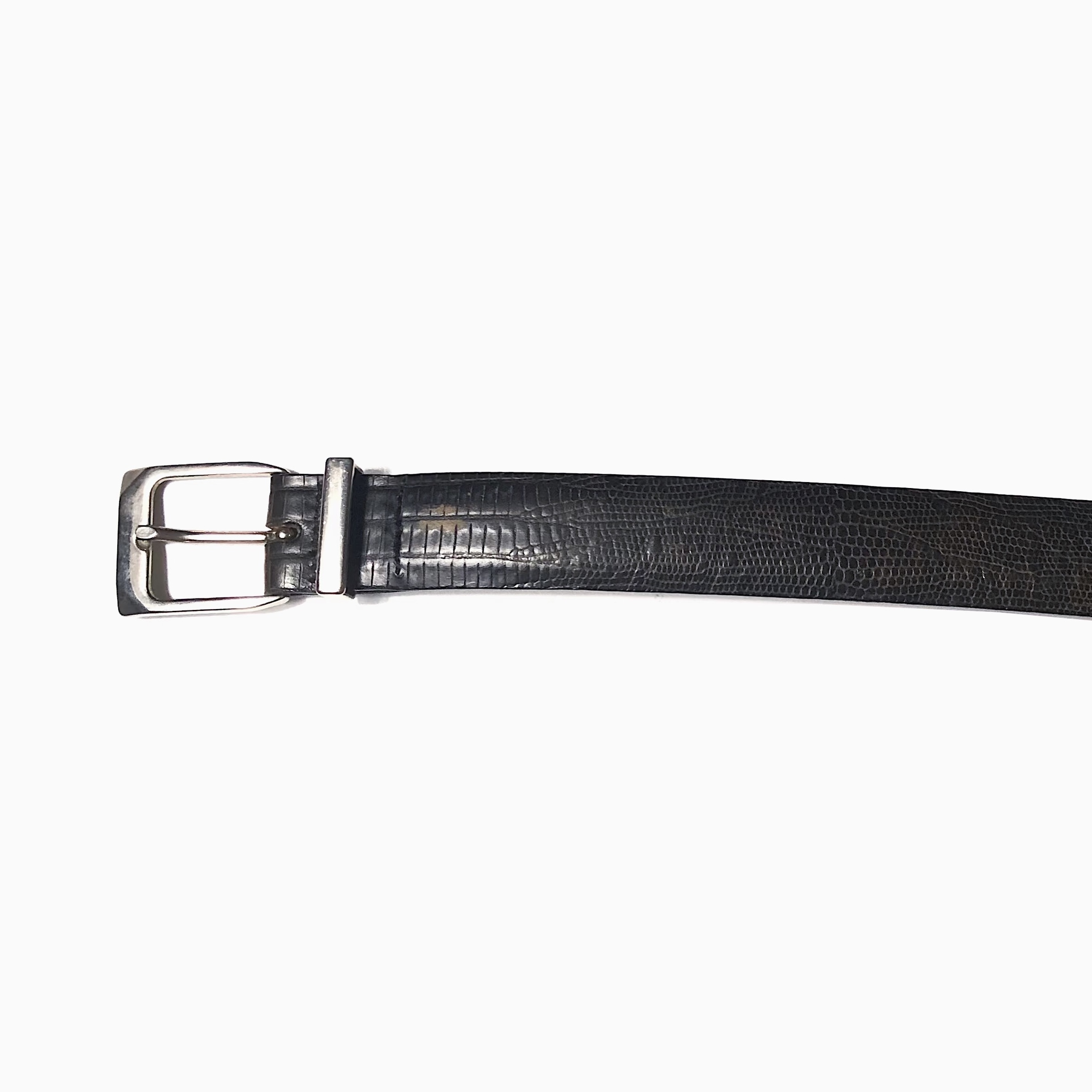 Vintage Full Grain Leather Belt の画像 2