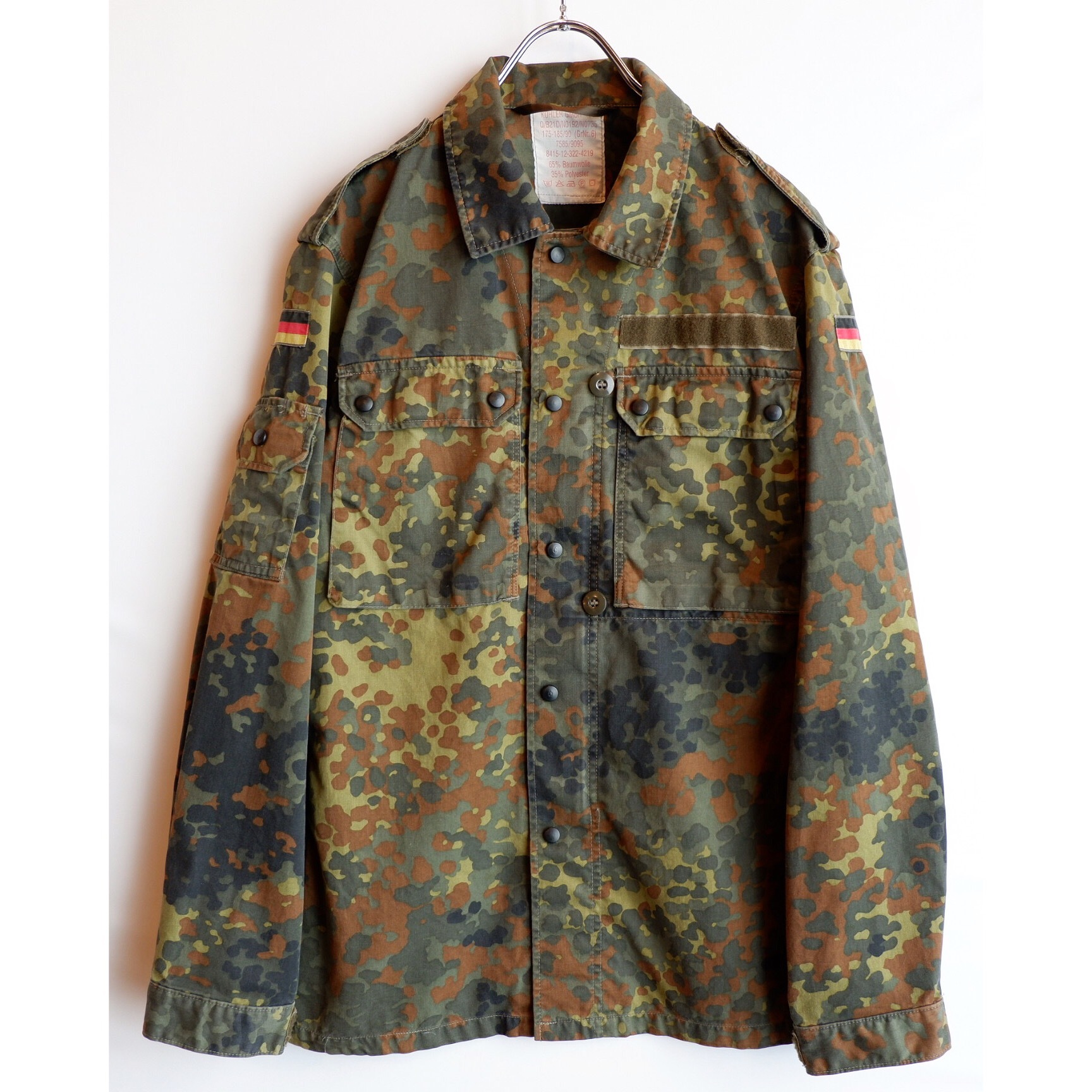 アメリカ古着 ドイツ軍 迷彩 ミリタリージャケット 横浜 石川町 古着屋 Sheol