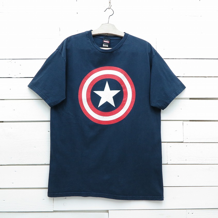 Marvel マーベル キャプテン アメリカ キャラクター プリントtシャツ ネイビー メンズ Xlサイズ Represent Onlinestore Marvel マーベル キャプテン アメリカ キャラクター プリントtシャツ ネイビー メンズ Xlサイズ Represent Onlinestore