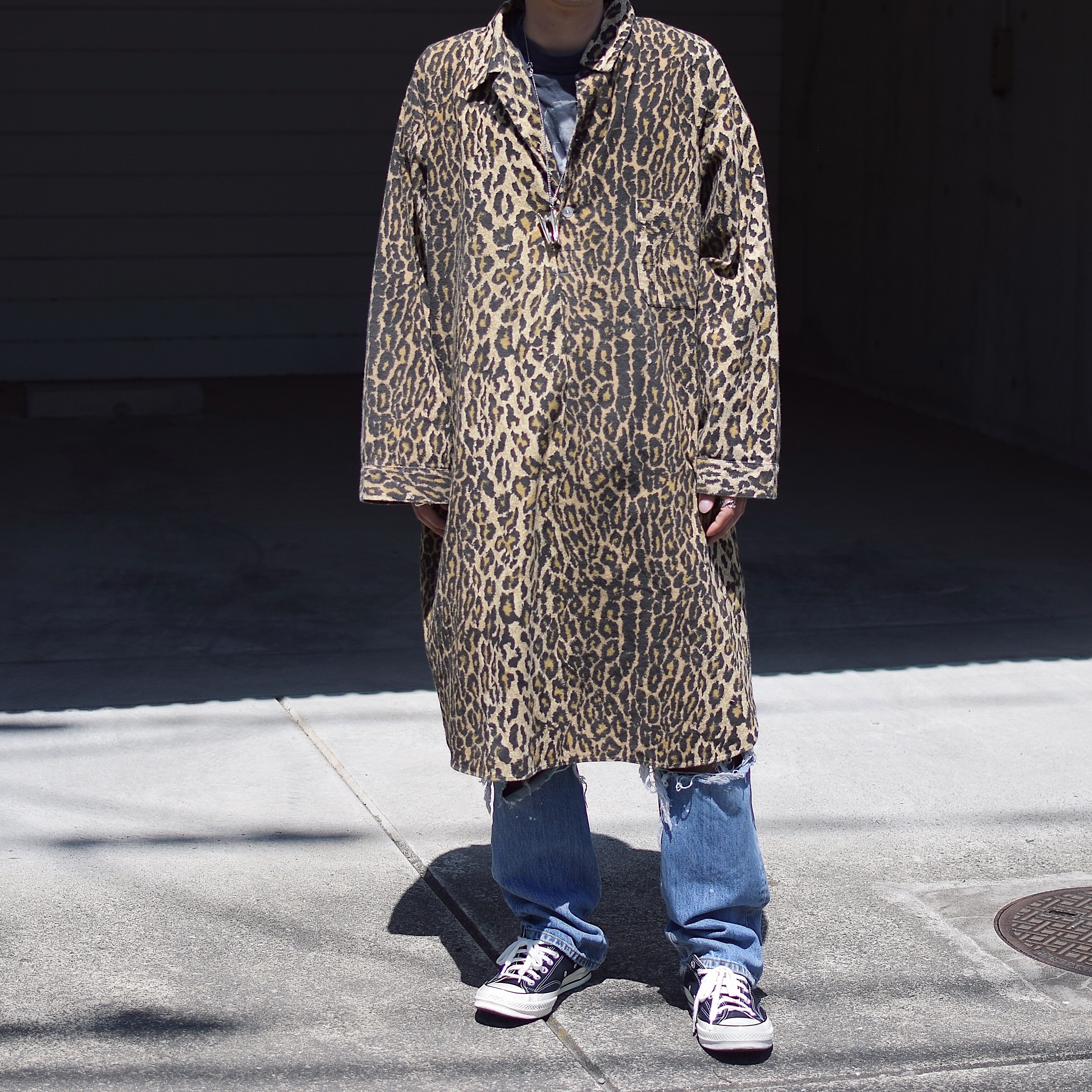 Vintage 90's【Nick&Nora】Leopard Pullover Shirt の画像 3