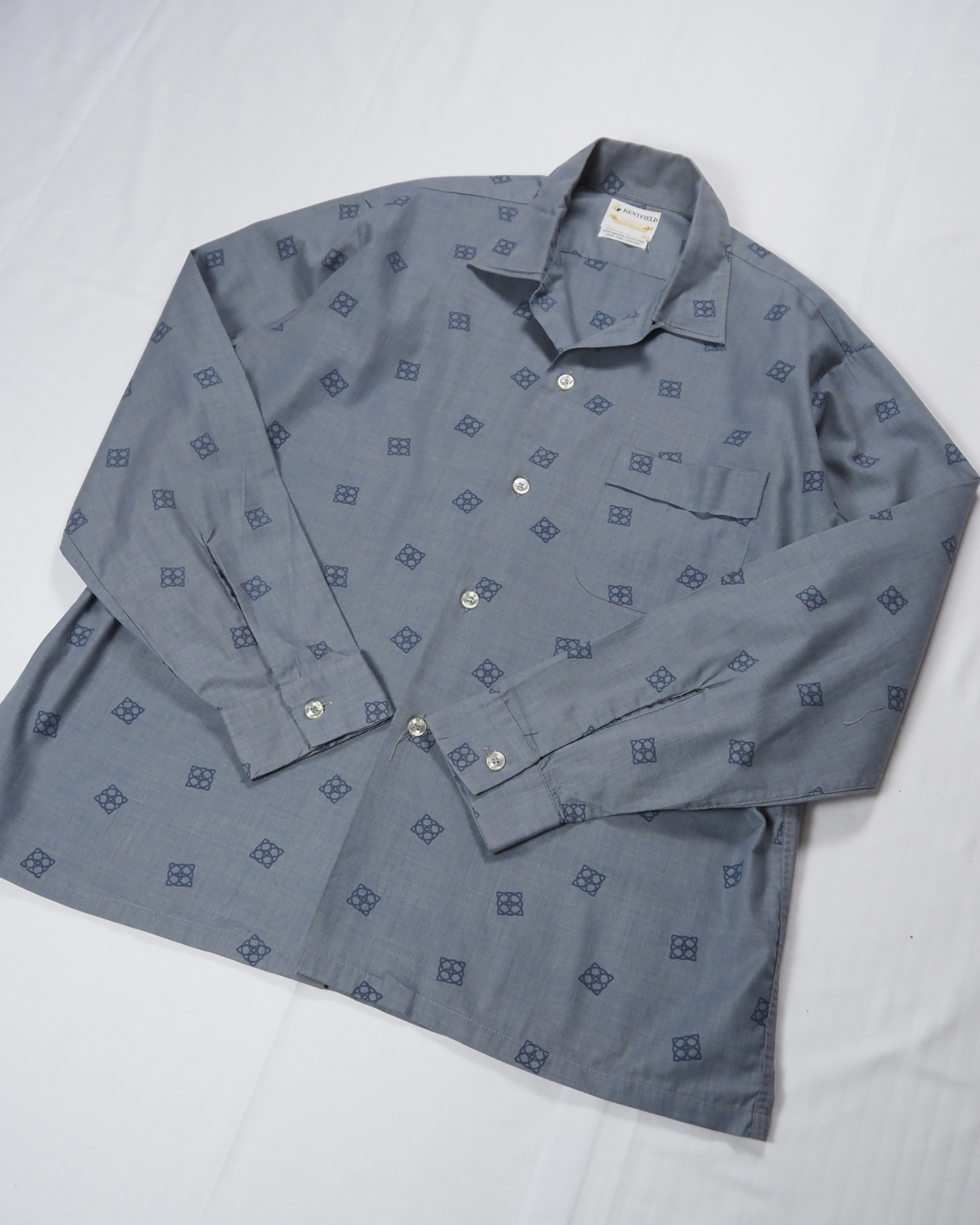 50’s Kentfield コットンシャツ Lサイズ の画像 2