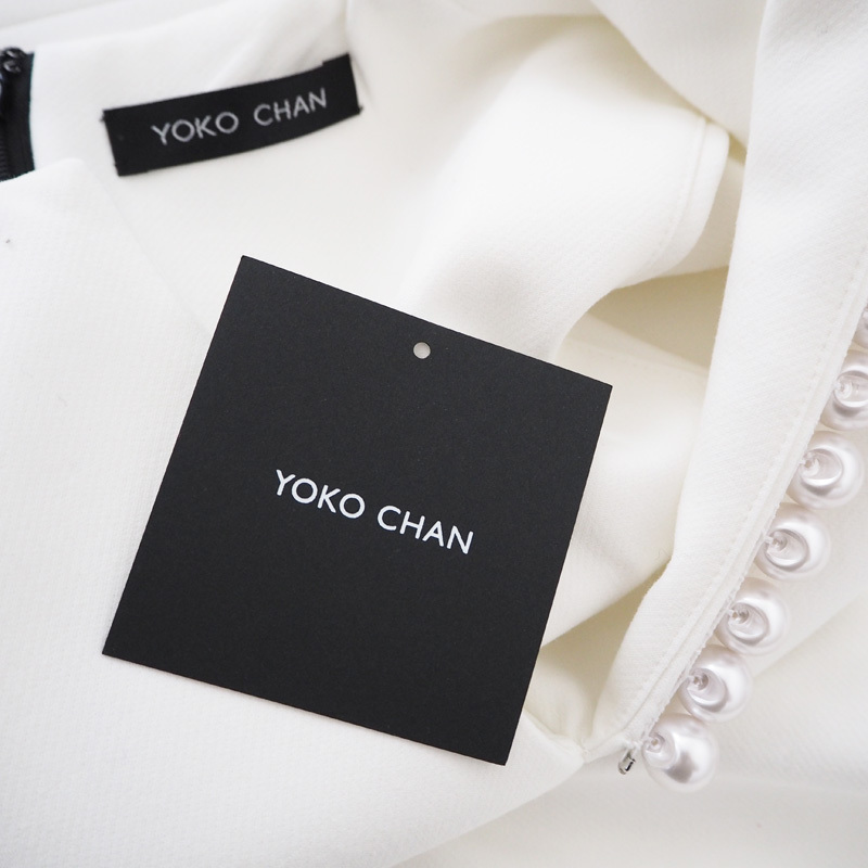 Yokochan ヨーコチャン パール ドレス ワンピース 白 36 Lifne リフネ Yokochan ヨーコチャン パール ドレス ワンピース 白 36 Lifne リフネ