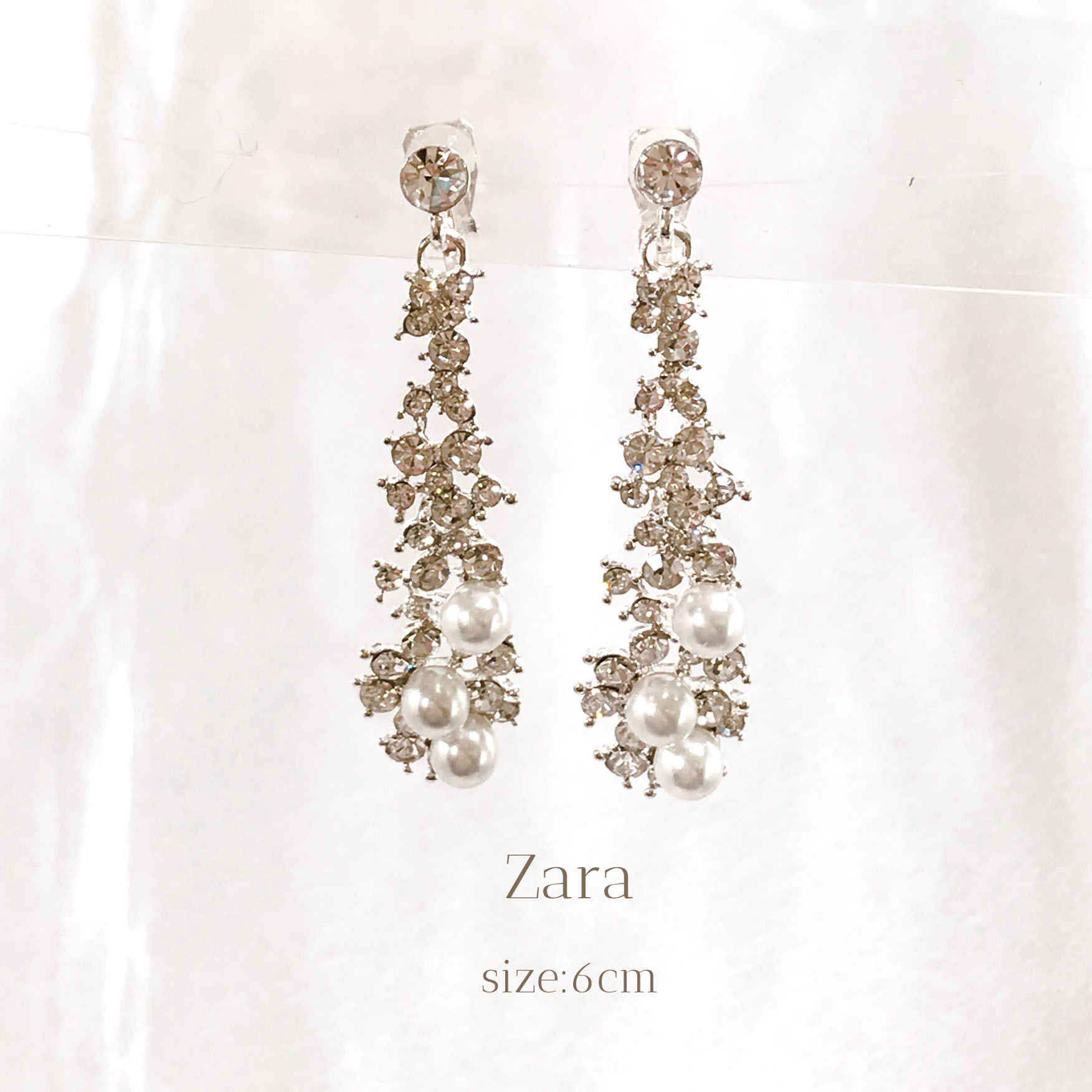 ビジューパールイヤリング Zara Amuse Vie Bridal アミューズヴィーブライダル ビジューパールイヤリング Zara Amuse Vie Bridal アミューズヴィーブライダル
