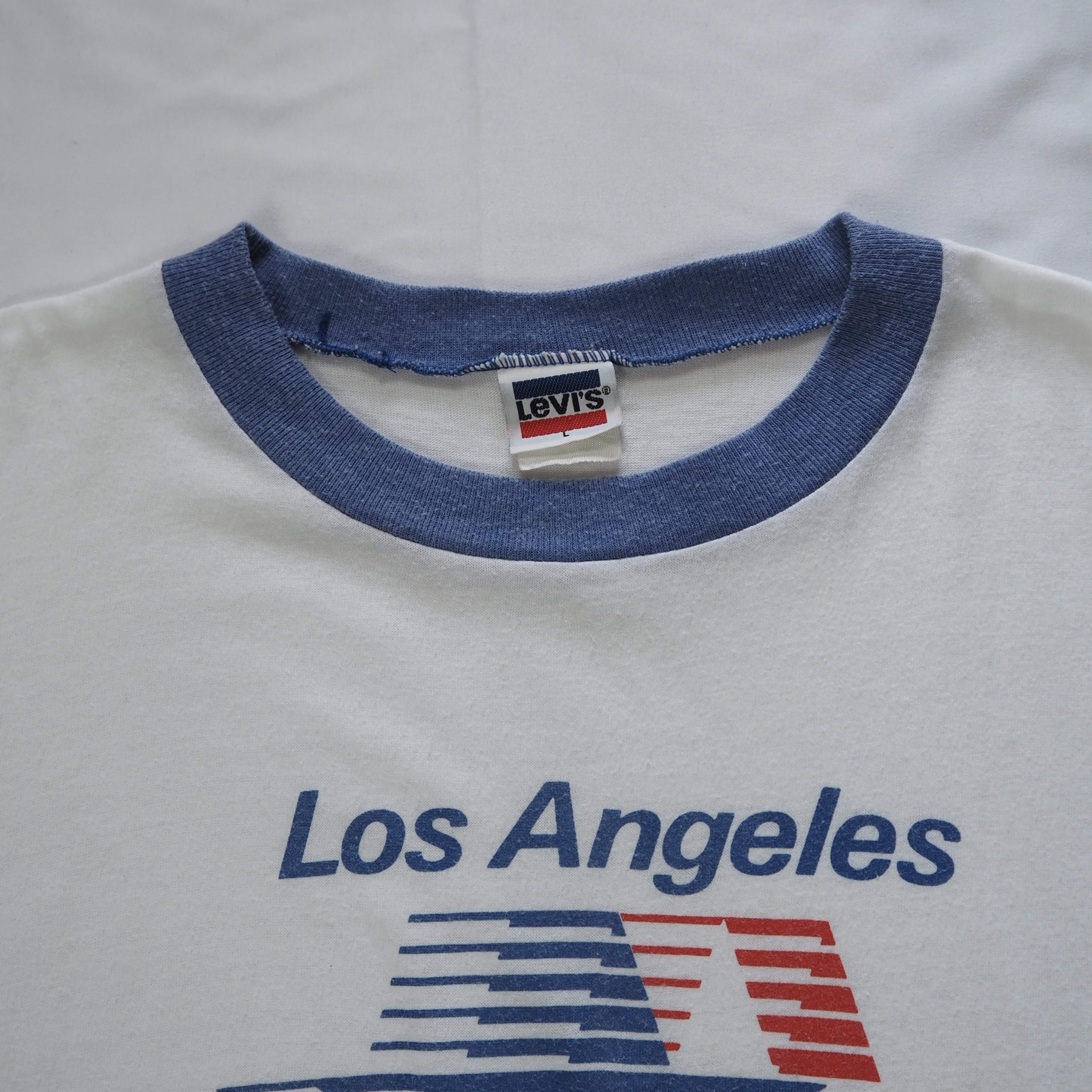 80’s ロサンゼルスオリンピック リンガーTシャツ の画像 5