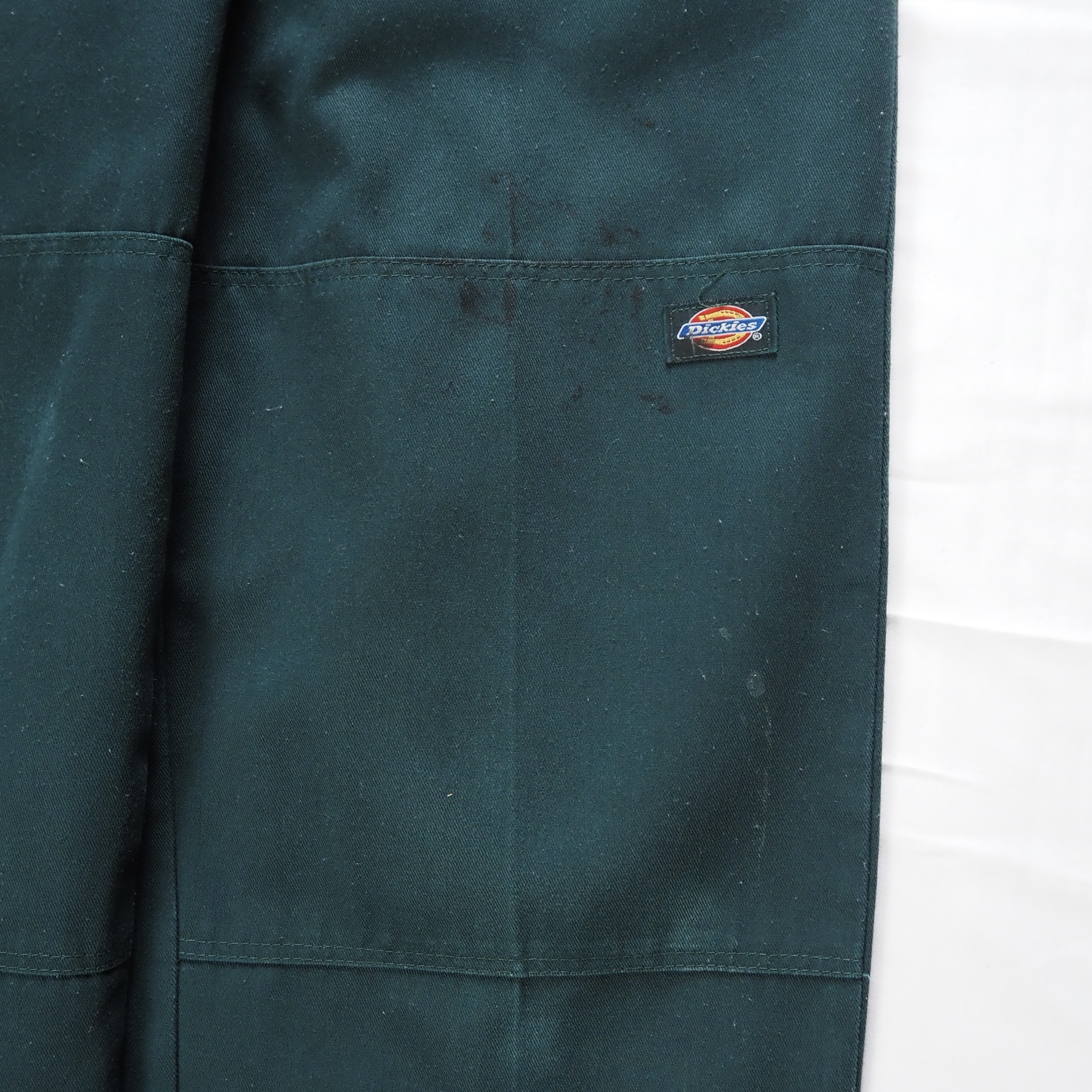 00’s Dickies ダブルニーパンツ グリーン 30×30 の画像 9