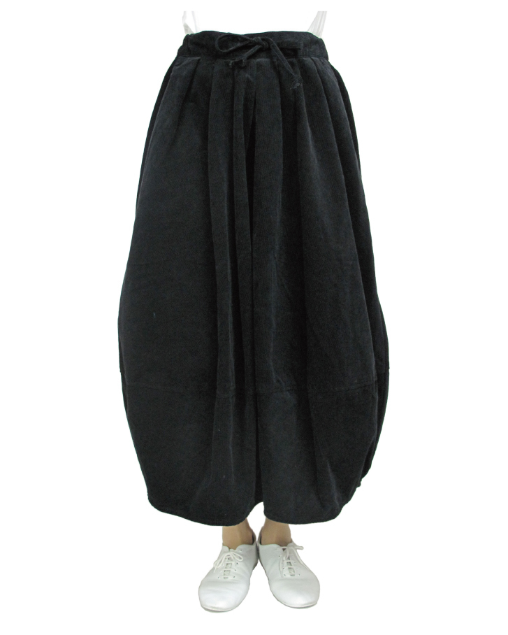 cord cocoon skirt Lot:35310 - 画像5