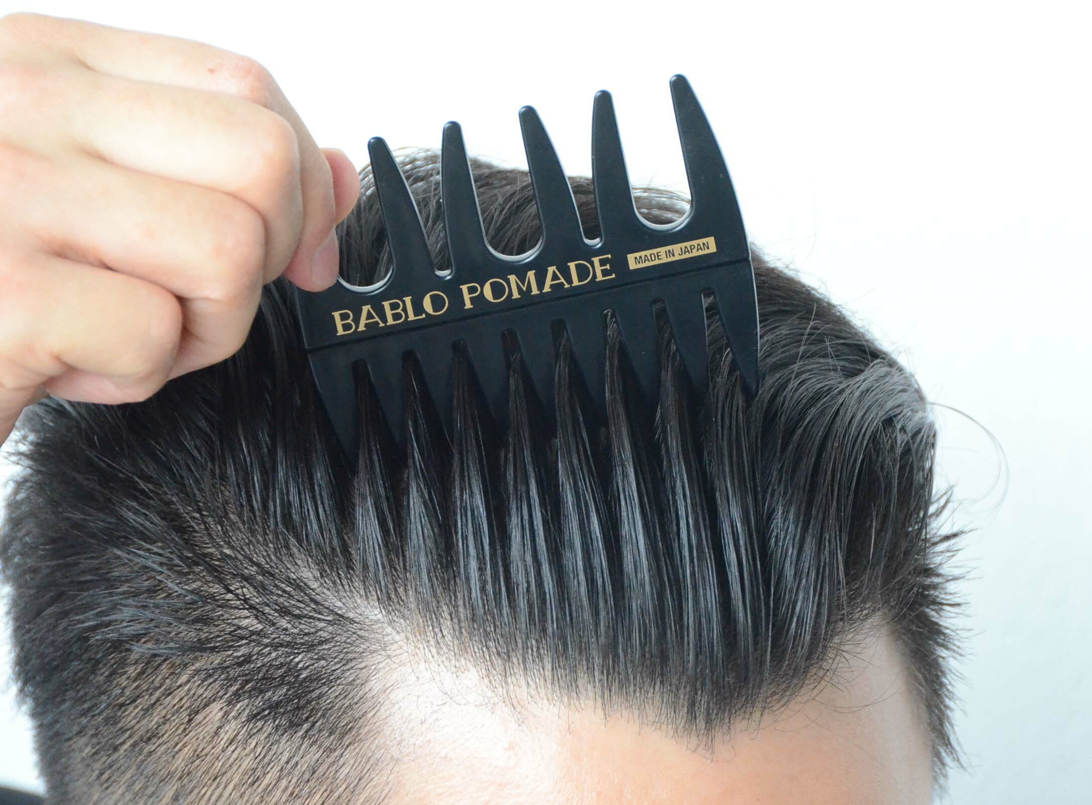 セット商品 バブロポマード ストロングホールド メッシュコーム櫛 Bablo Pomade バブロ ポマード