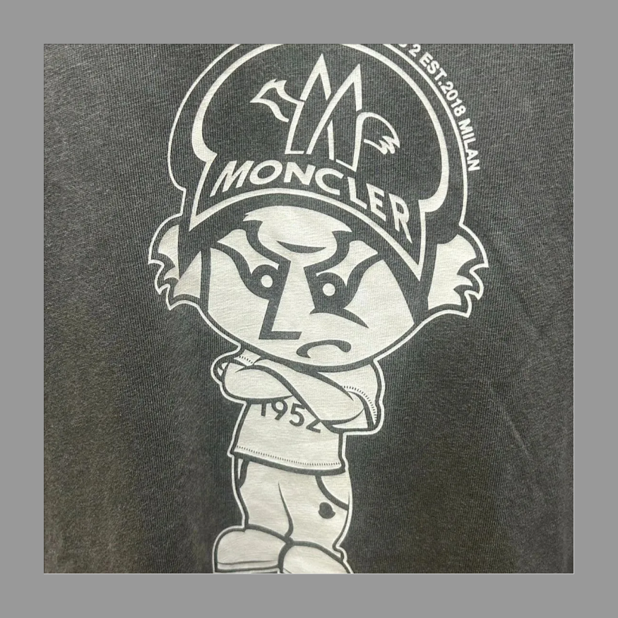 MONCLER GENIUS モンクレール ジーニアス カットソー Tシャツ ワッペン付き クルーネック 国内正規 L  F.closet の画像 3