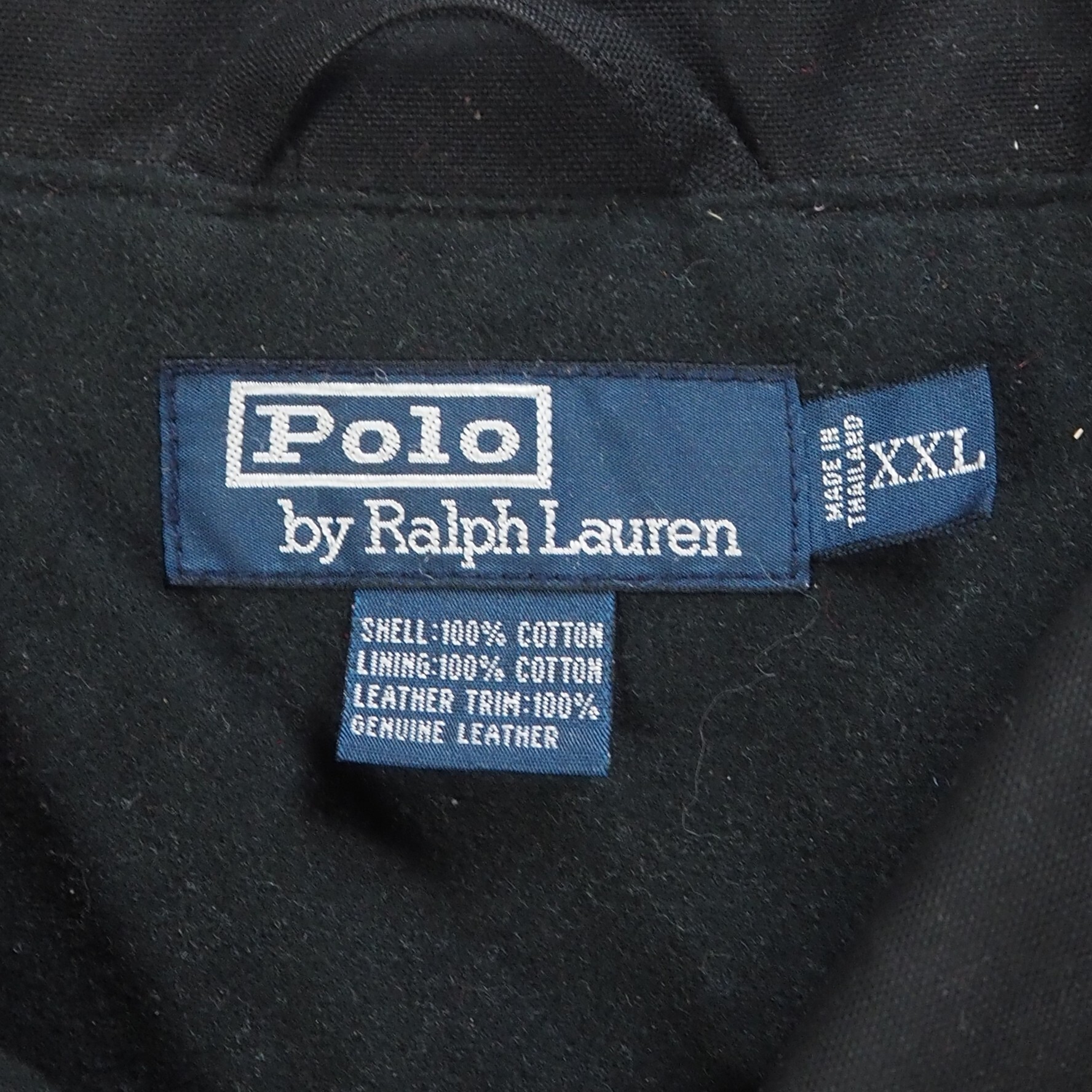 【9/23 20:00入荷】90's Ralph Lauren ハンティングジャケット ブラック の画像 10