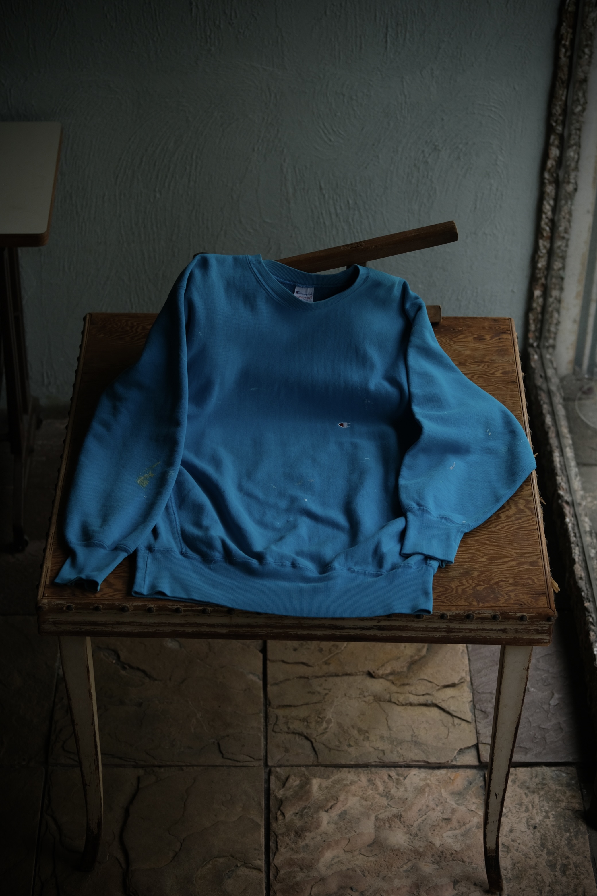 Utah/90's "Champion" reverse weave sweat/blue