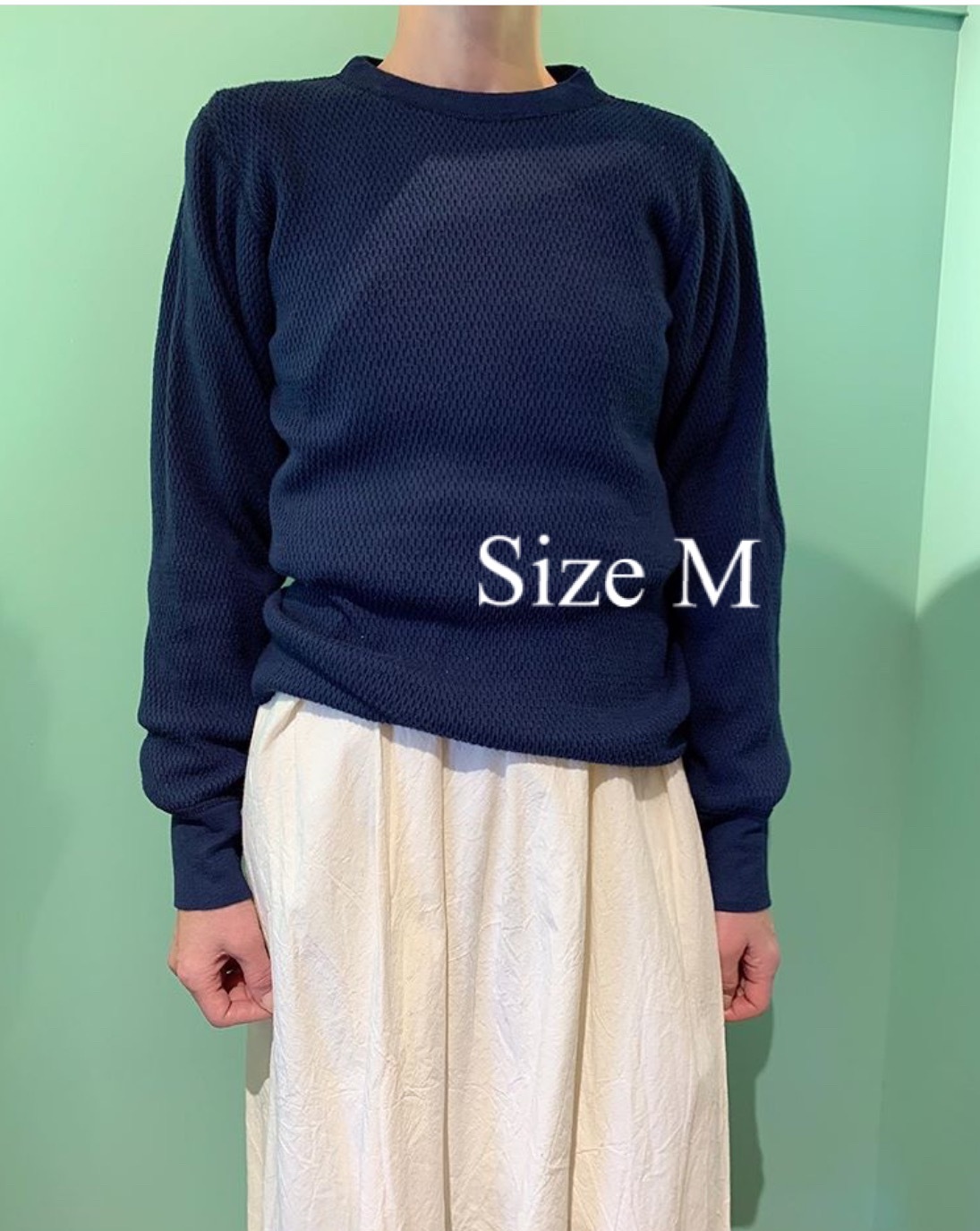 Dead Stock U S Gi 肉厚サーマルtシャツ ネイビー Thn Mother Lip