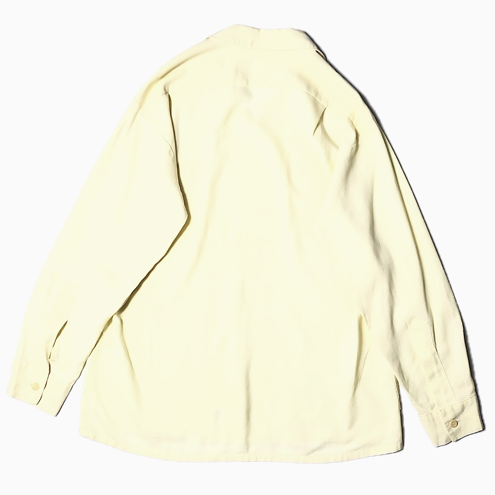 Vintage 50's【Duke of Hollywood】Open Collar Rayon Shirt の画像 2