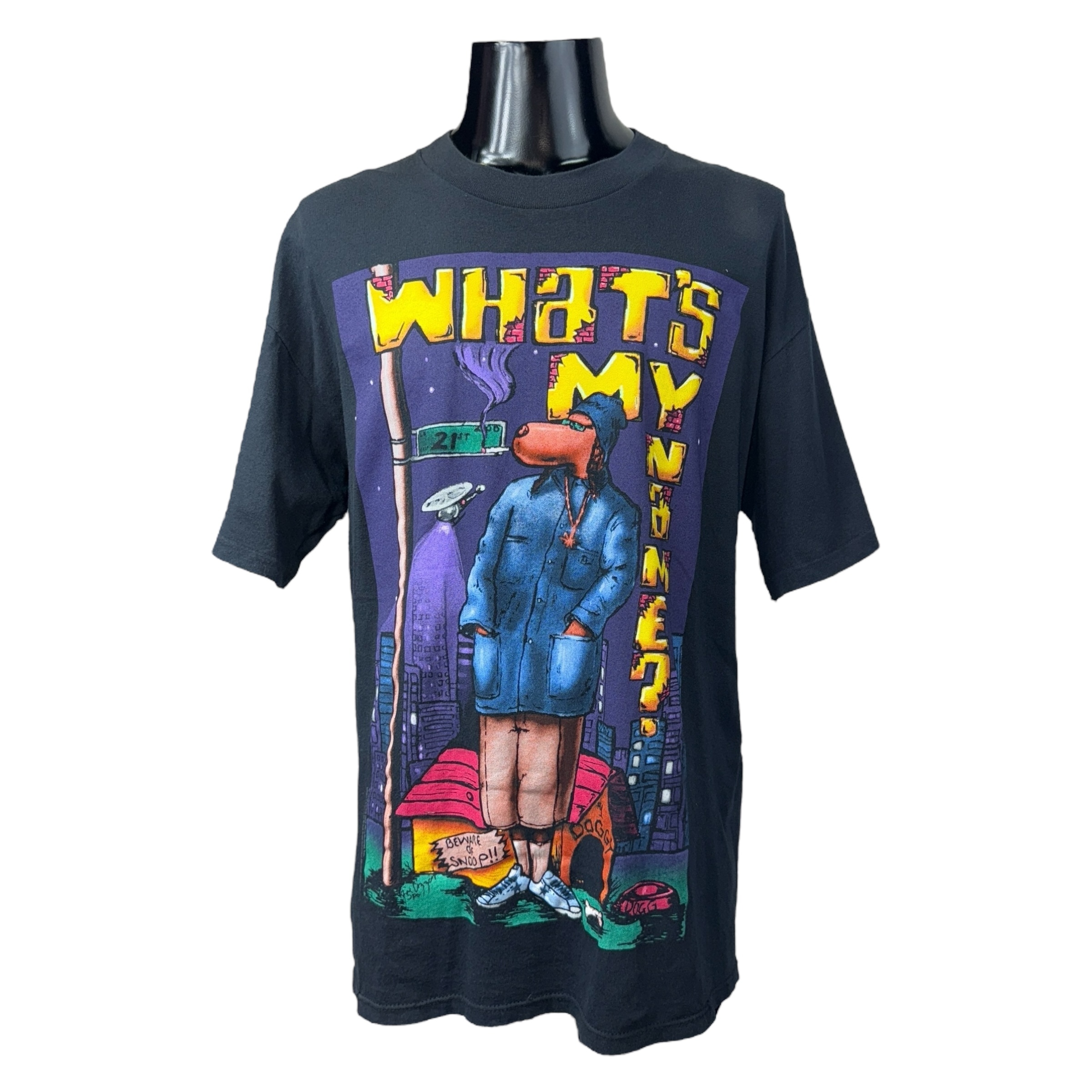 【SNOOP DOGG】スヌープドッグ “What’s my name?” 90’s Vintage Tシャツ XL