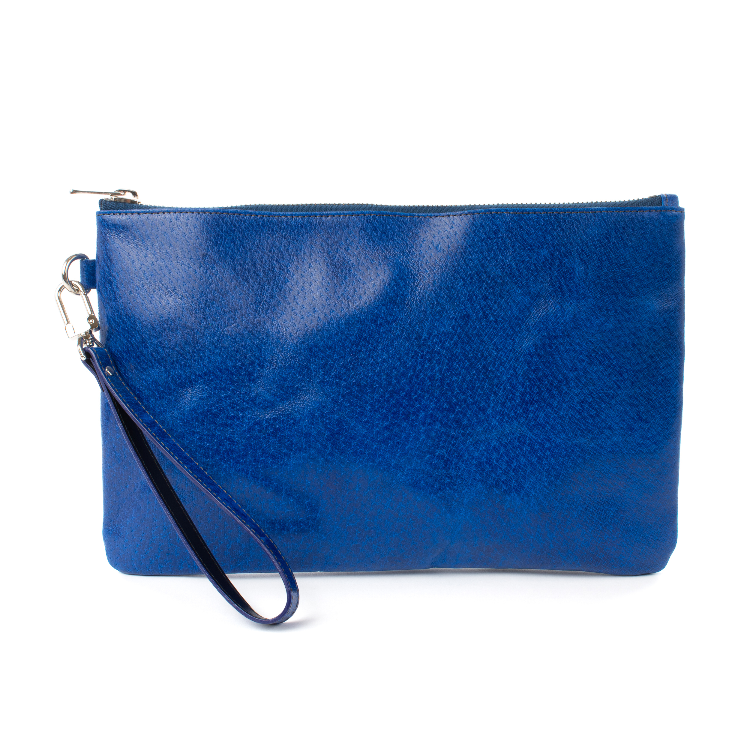 21年 冬 春モデル Wbl Styオリジナルウォレットクラッチバッグ Seablue Leather Accessory Collegium