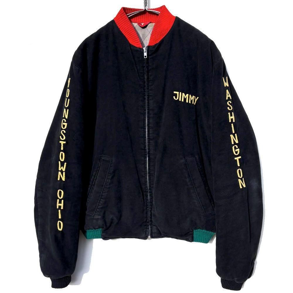 [US Army - ARPAC] Vintage Souvenir Tour Jacket, Velveteen [1974s] Vintage Souvenir Jacket