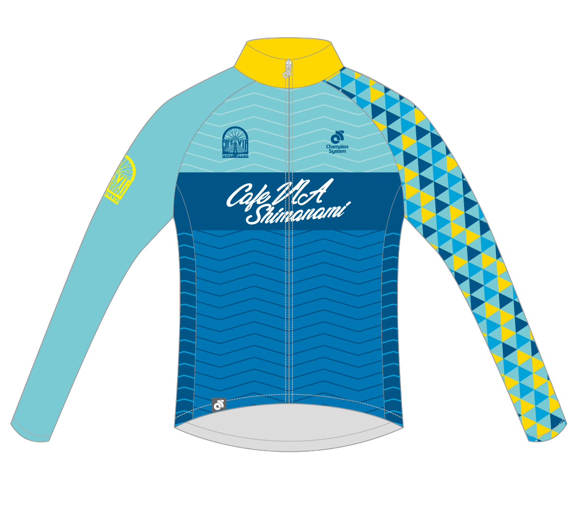 完売しました Classic Jersey Cycle Jersey Long Sleeve Cafe Via