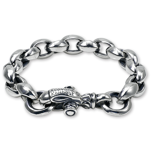 Lone Ones ロンワンズ レナードカムホート Bracelet ブレスレット Chunky シルクリンクブレスレット ミディアム W プレーンサークル 送料無料 クロムハーツ ガボールなどシルバー レザーセレクトショップchrono