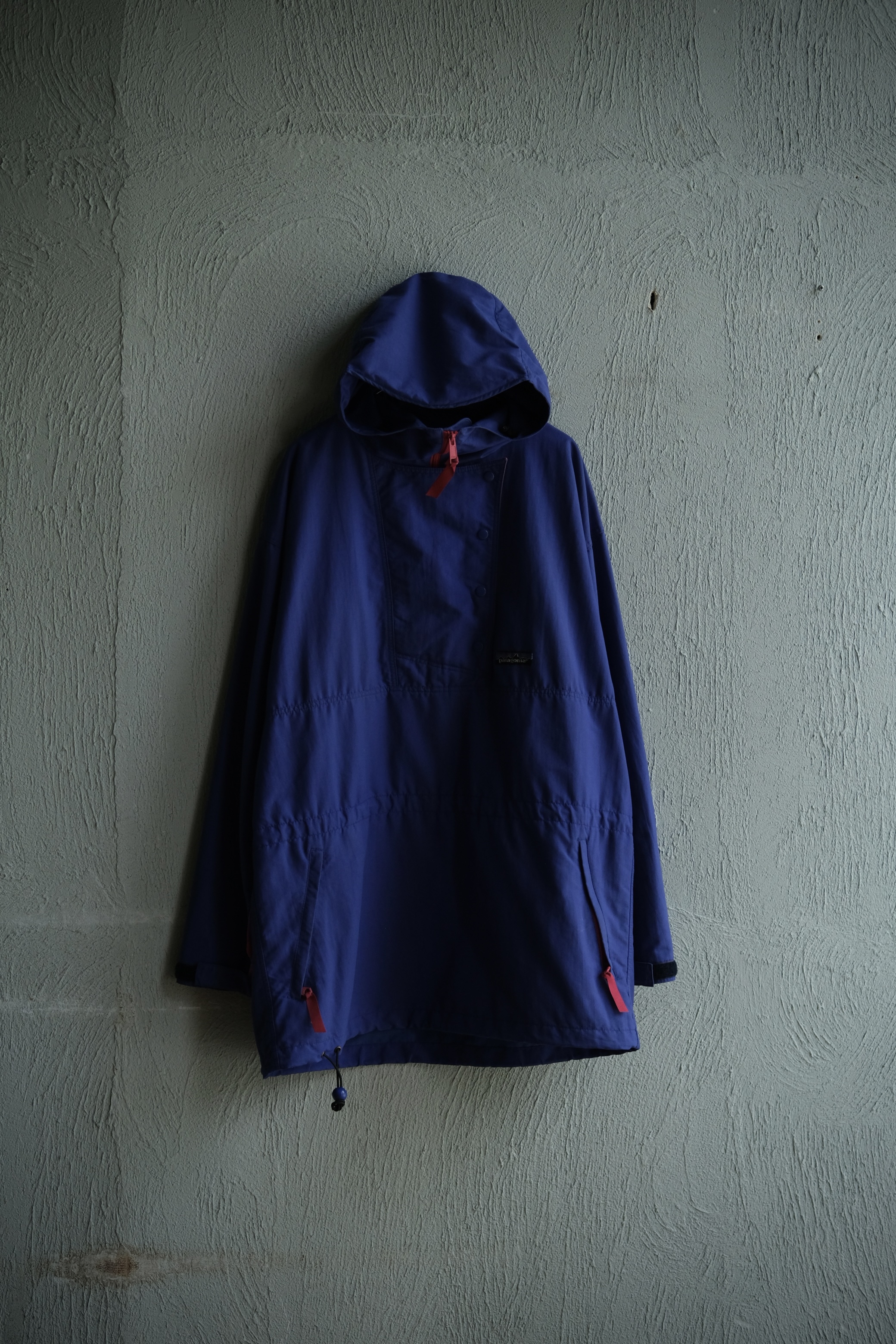 Utah／90's "patagonia" anorak parker／cobalt blue,magenta