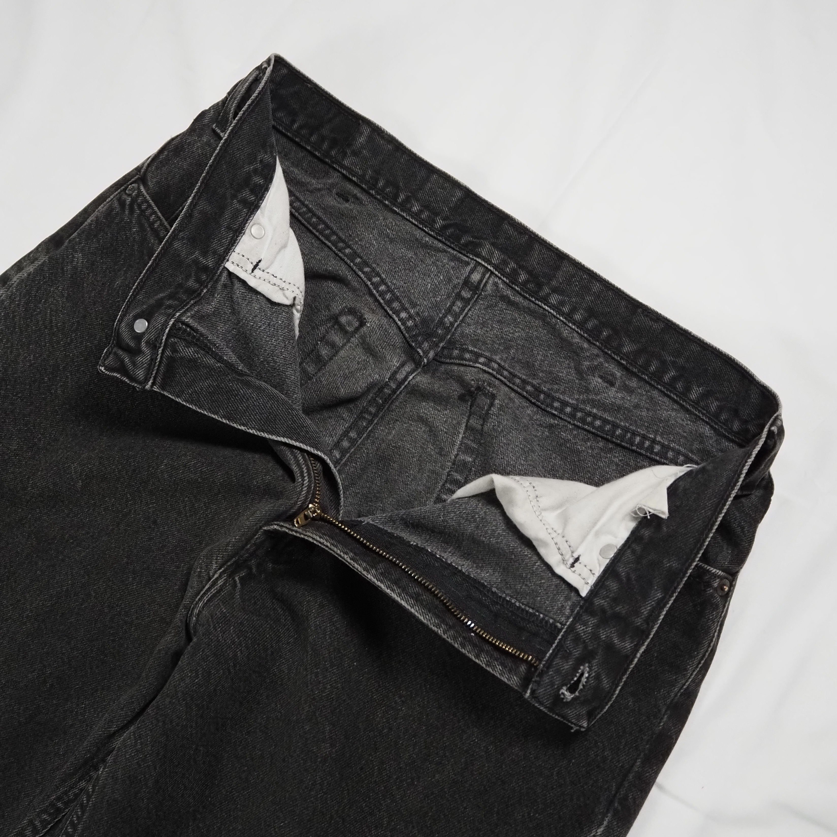 90’s-00’s OLD GAP ブラックデニム 32×29 の画像 9